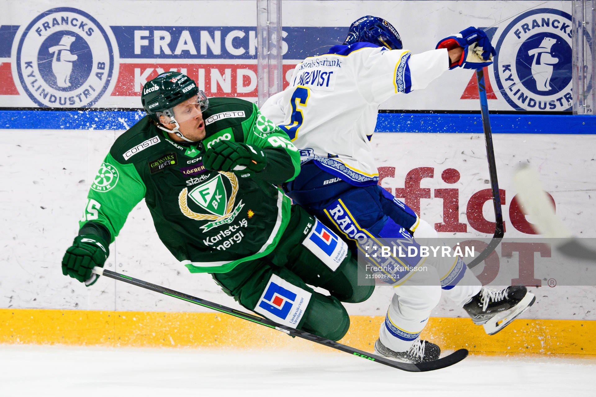 Färjestads Jacob de la Rose och Leksands Alexander