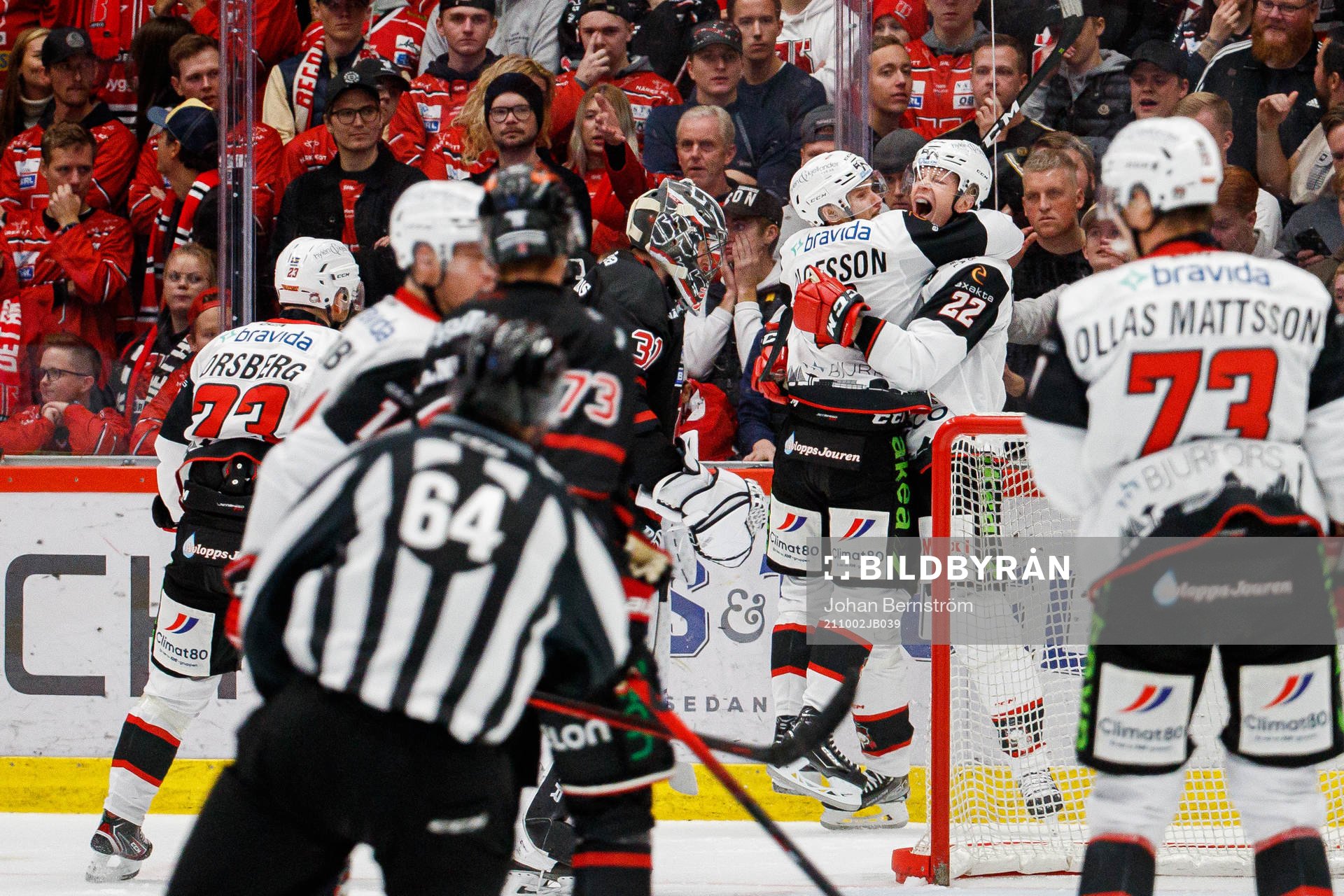 Malmö Redhawks Lars Bryggman jublar