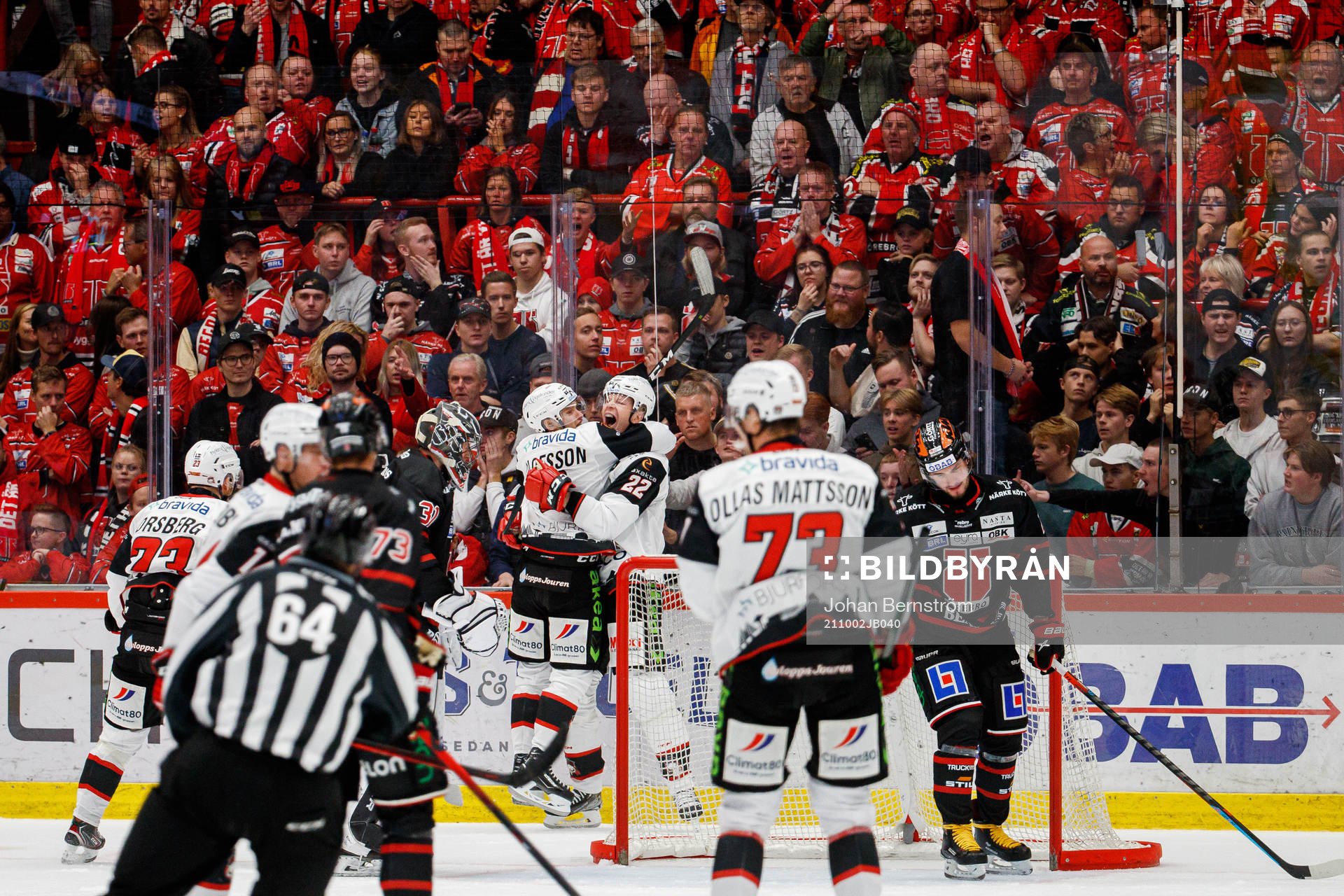 Malmö Redhawks Lars Bryggman jublar