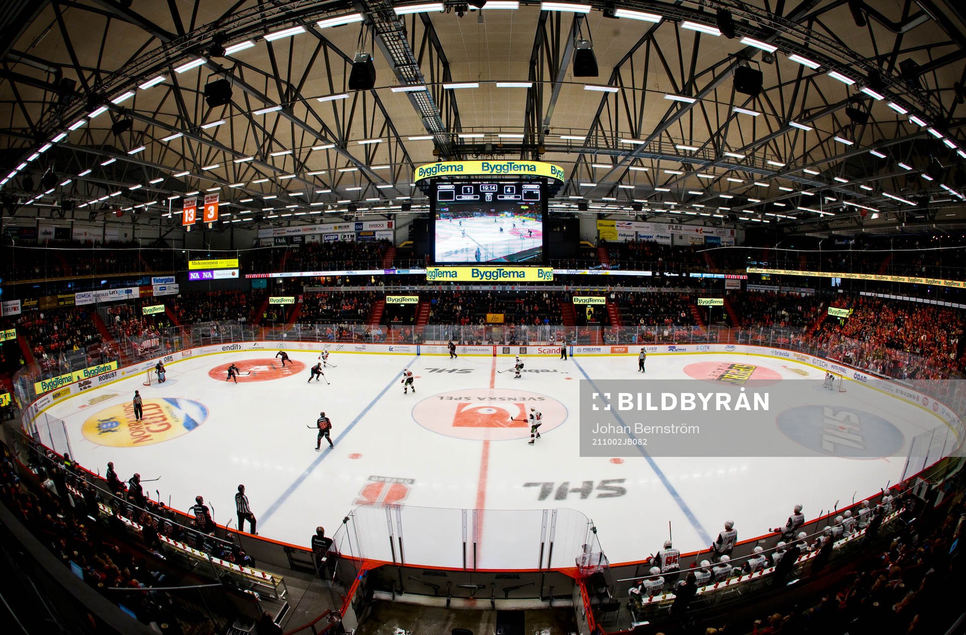 Vy över Behrn Arena