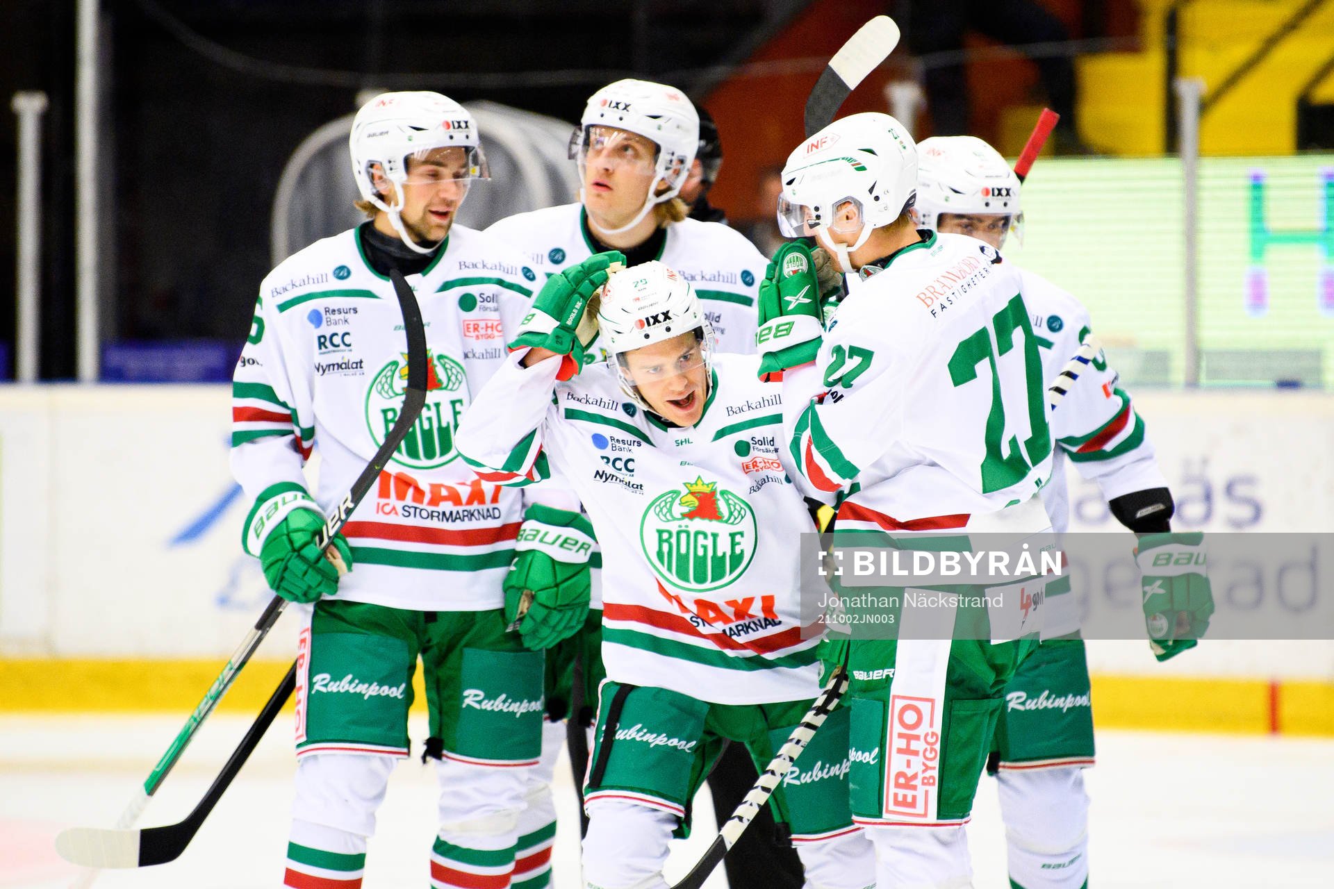Rögles Tyler Kelleher jublar