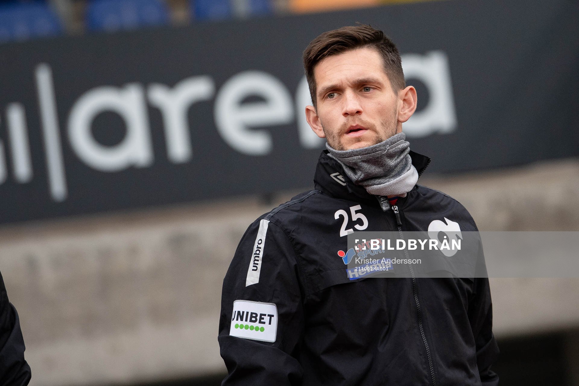Degerfors målvakt Jeffrey Gal före fotbollsmatchen i