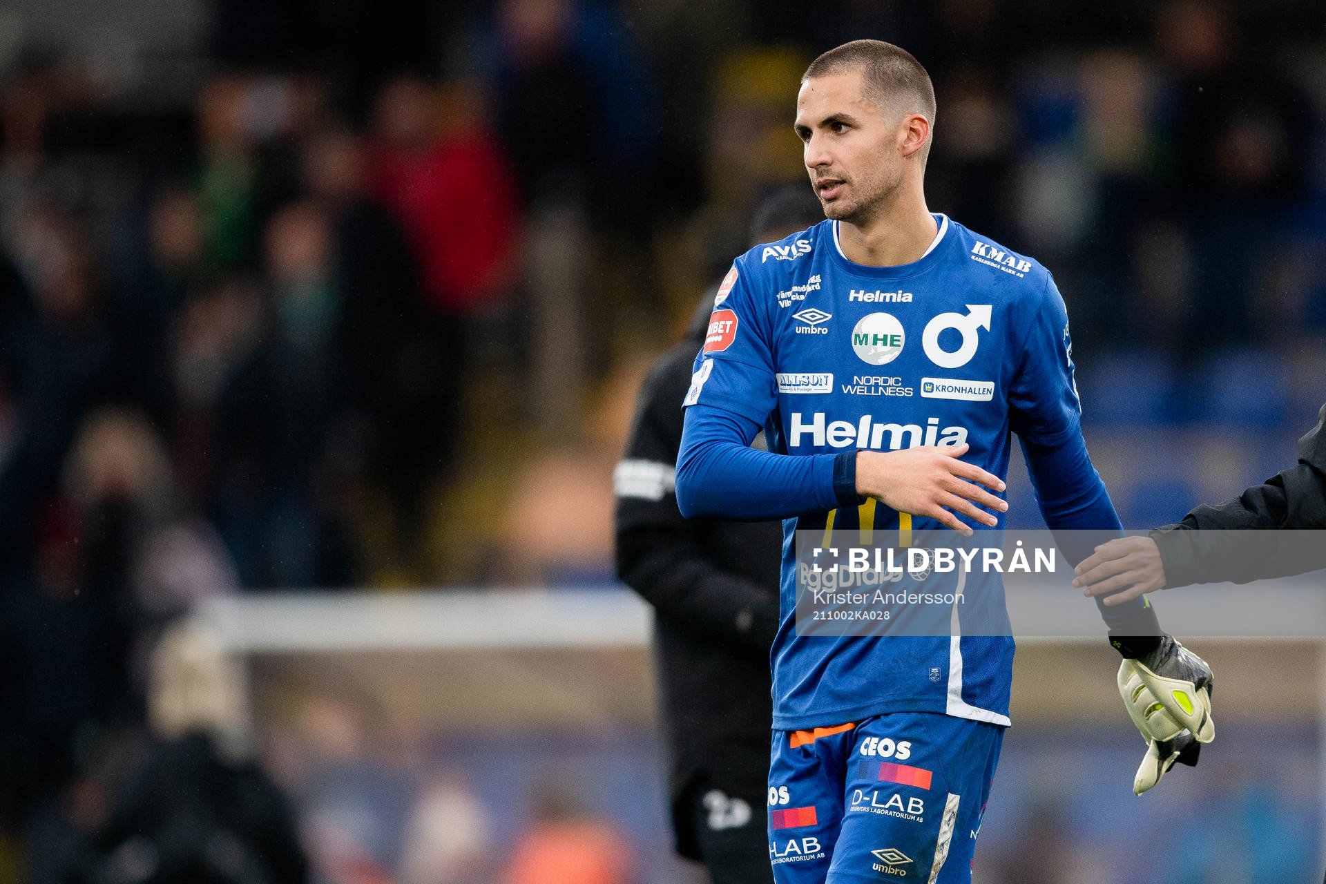 Degerfors målvakt Alfie Malik Whiteman