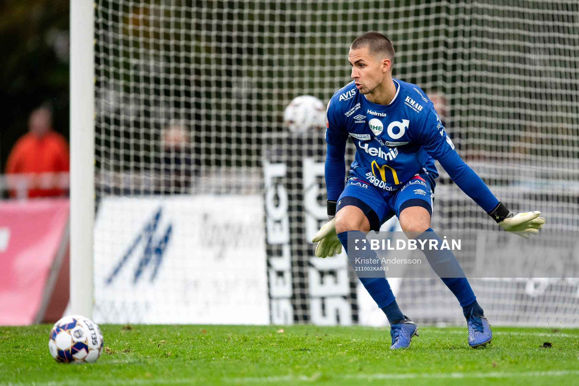 Degerfors målvakt Alfie Malik Whiteman
