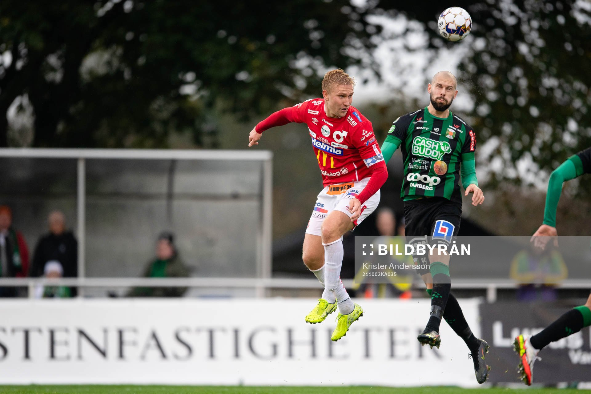 Degerfors Oliver Ekroth och Varbergs Robin Simovic