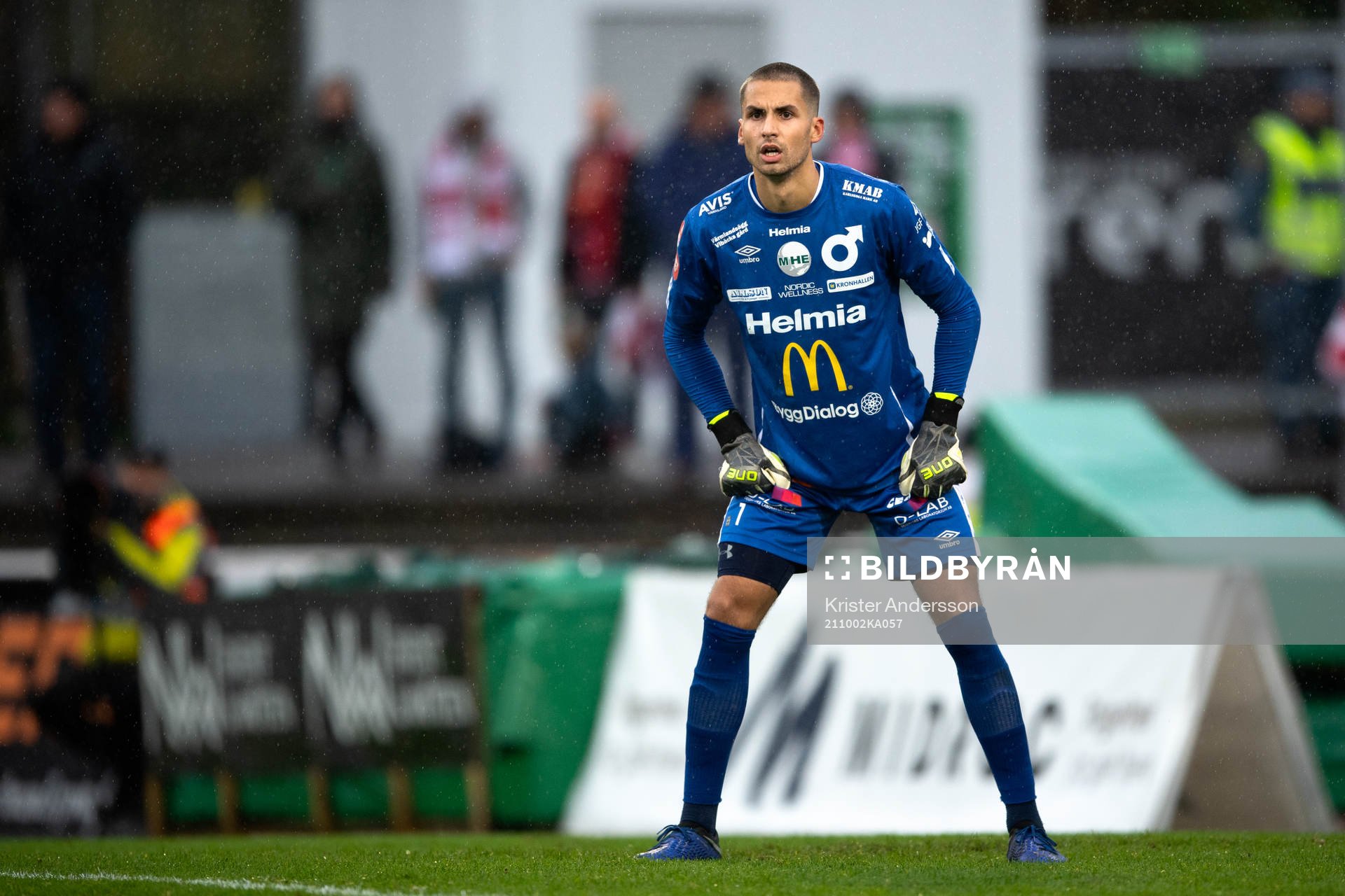 Degerfors målvakt Alfie Malik Whiteman