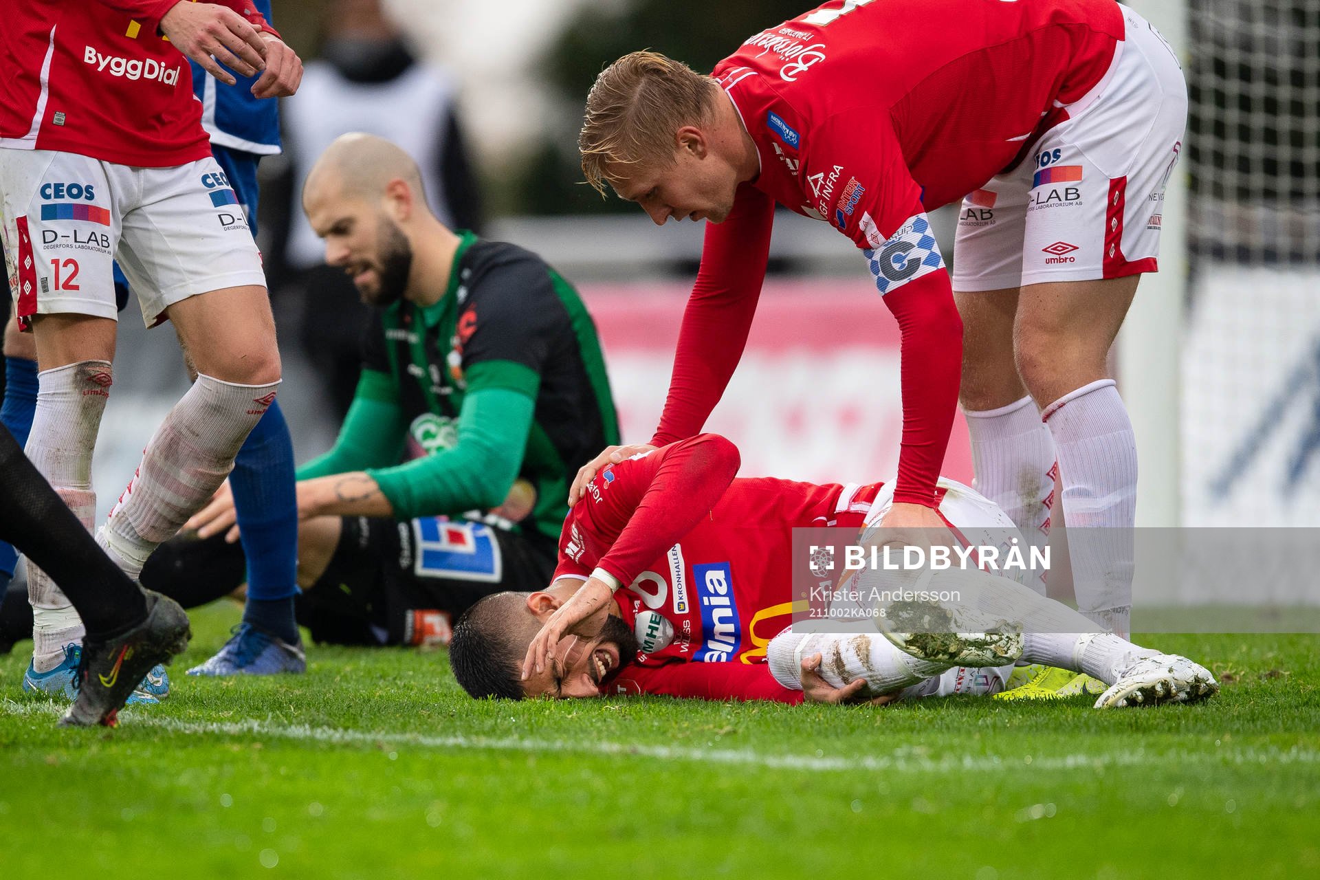 Degerfors Sean Sabetkar har ont