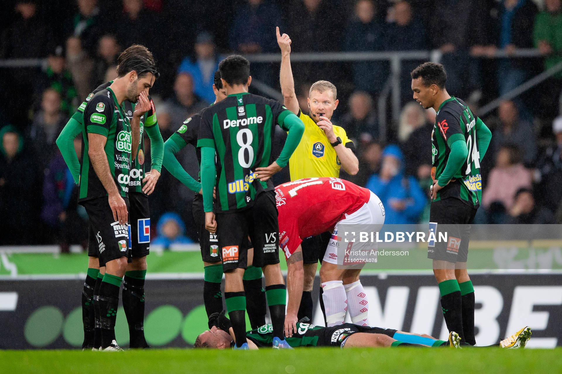 Varbergs Albert Ejupi har ont