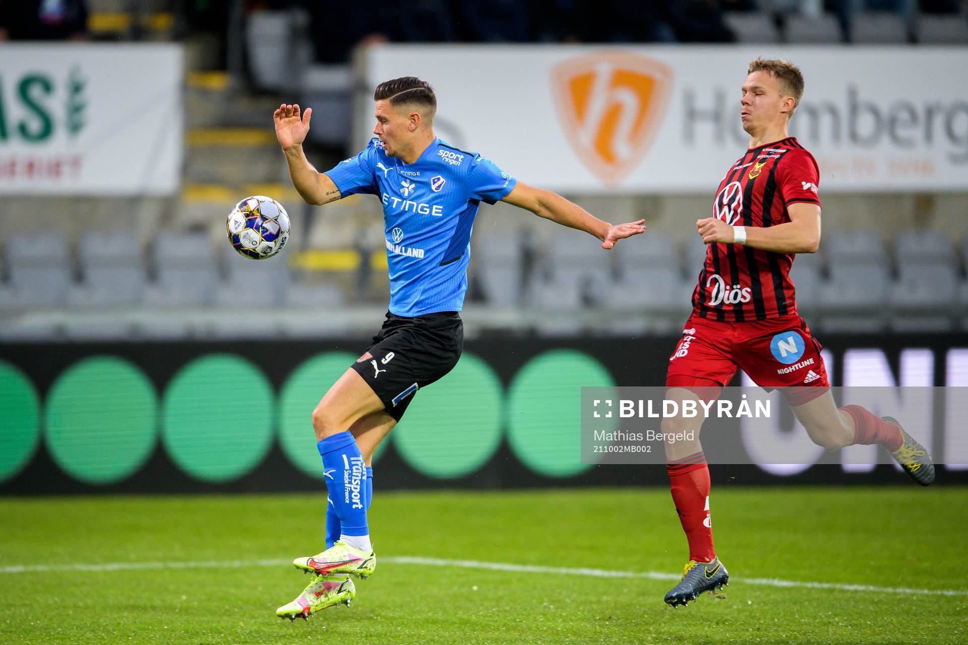 Halmstads Marcus Antonsson och Östersunds Eirik Haugan