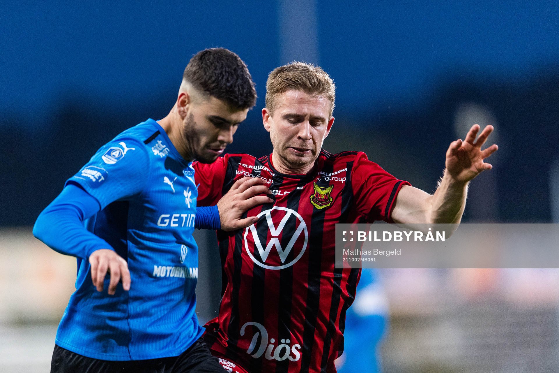 Halmstads Edvin Kurtulus och Östersunds Ludvig Fritzson