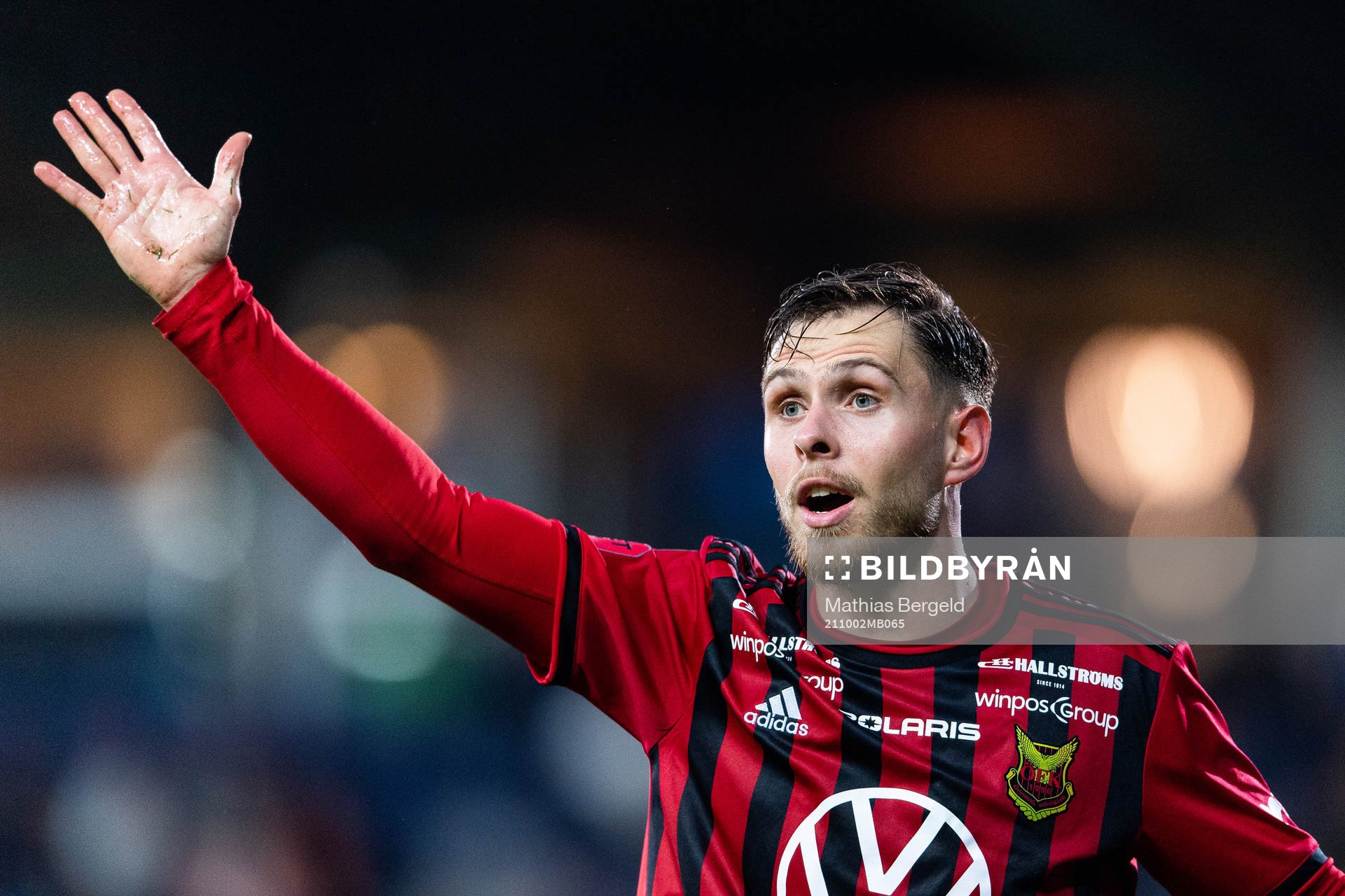 Östersunds Ludvig Fritzson reagerar