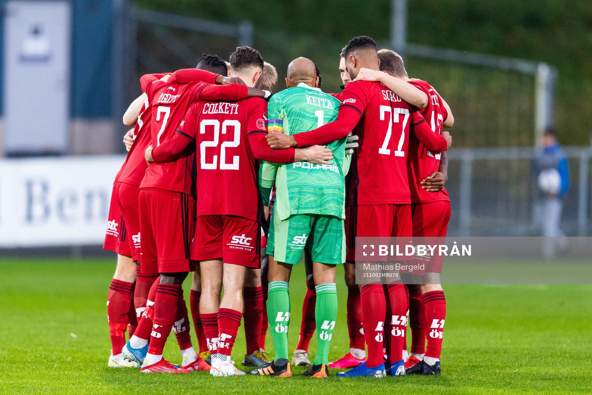 Östersunds spelare samlas