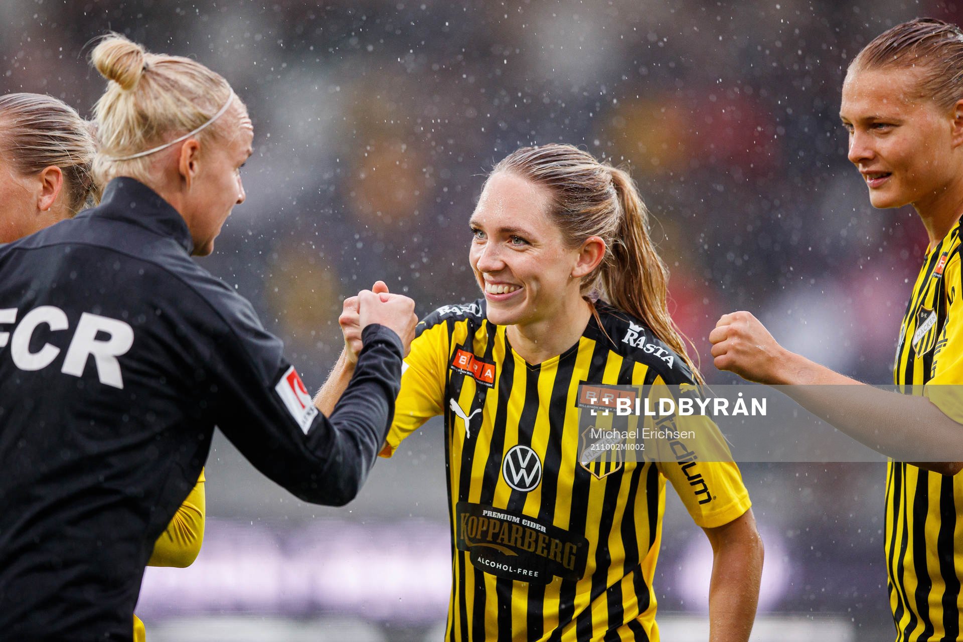 Häckens Elin Rubensson och Rosengårds Caroline Seger