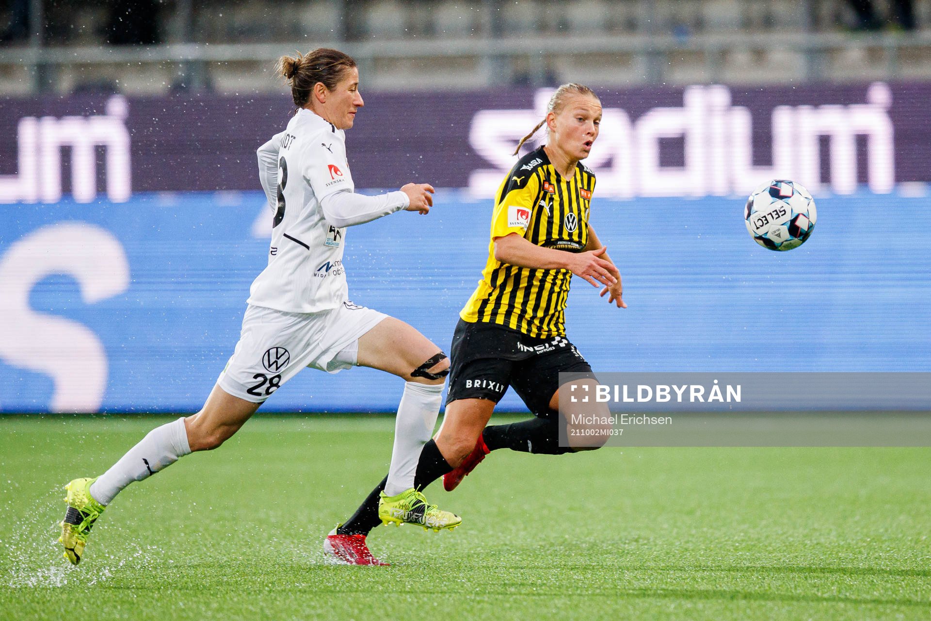 Rosengårds Bianca Schmidt och Häckens Stine Larsen