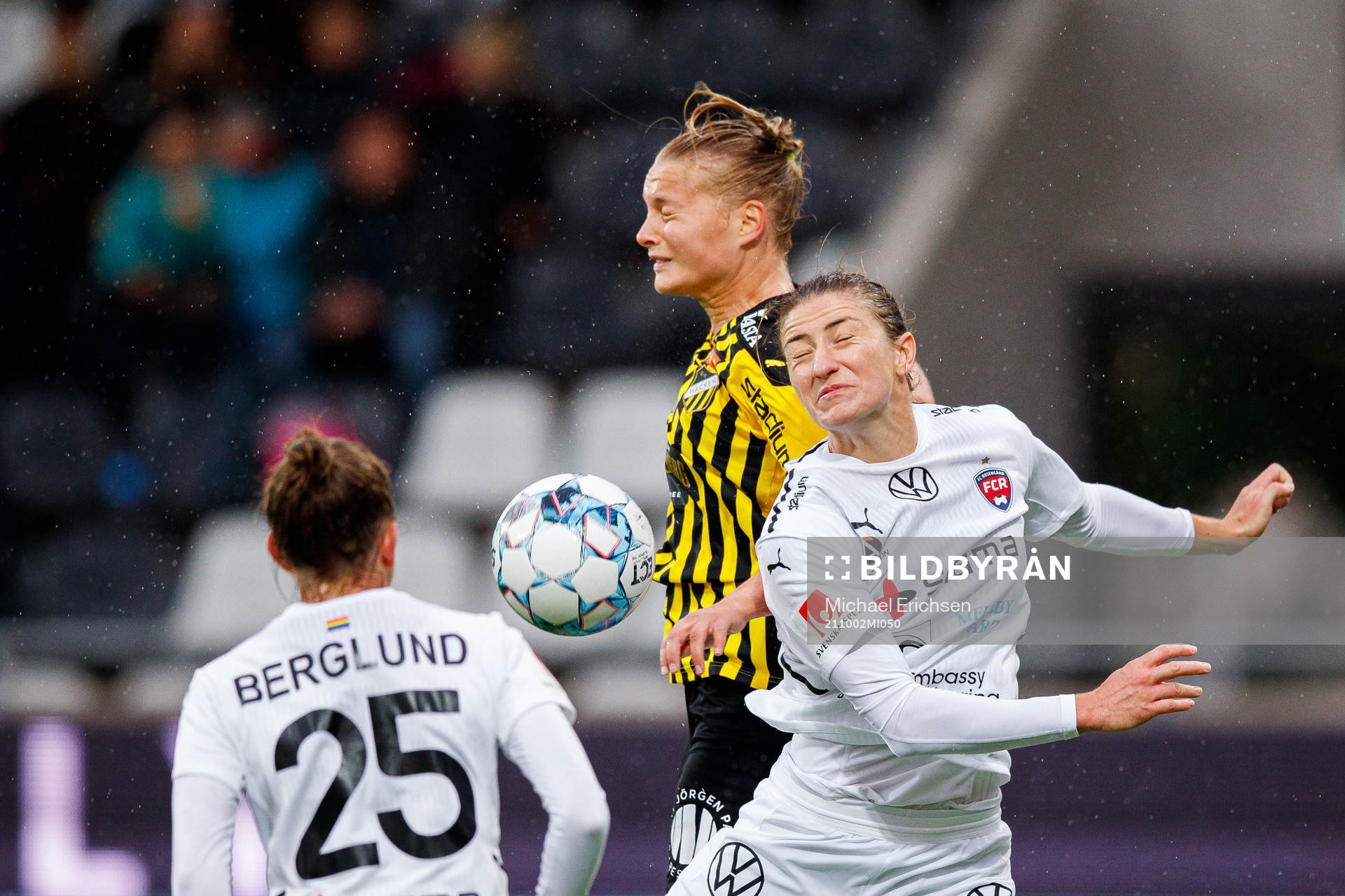 Häckens Stine Larsen och Rosengårds Bianca Schmidt