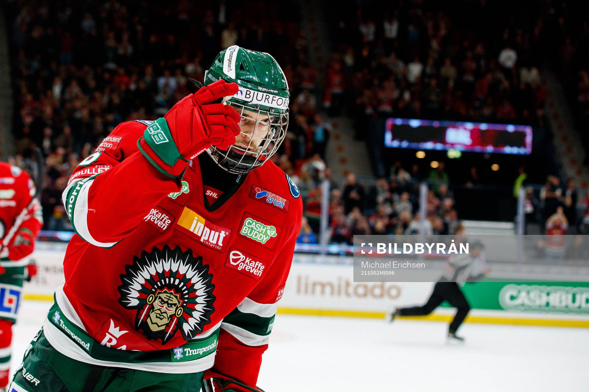 Frölundas Stefan Elliot  jublar