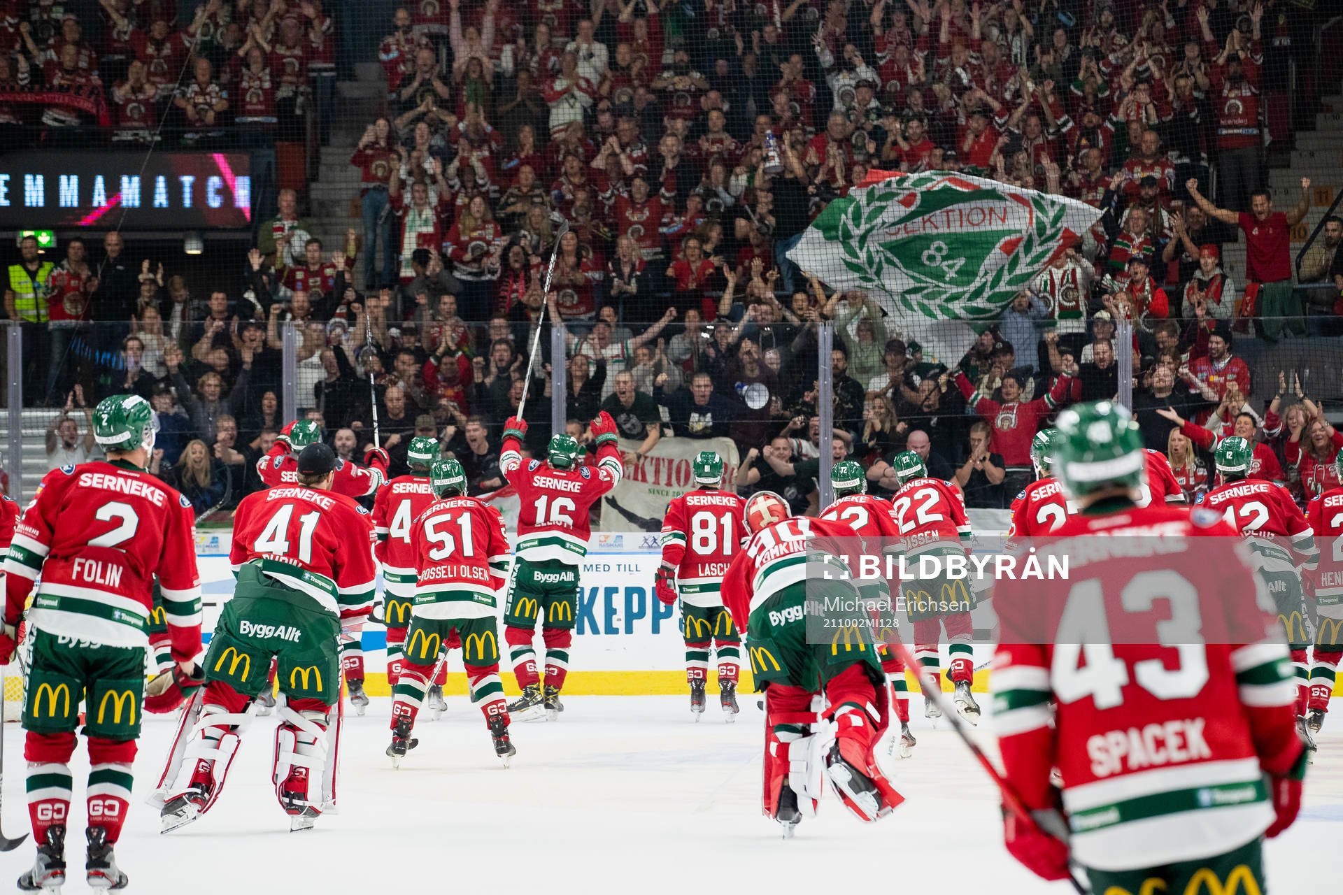 Frölunda jublar och tackar publiken