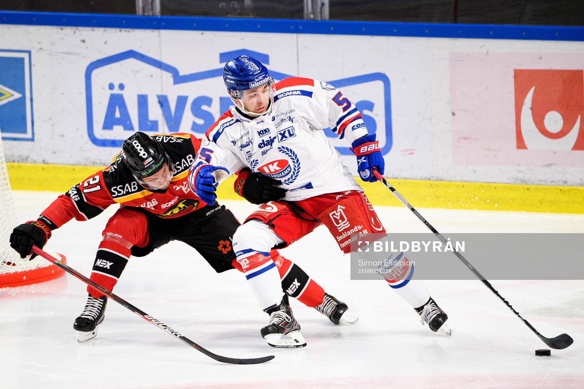 Luleås Juhani Tyrväinen och Oskarshamns David Quenneville