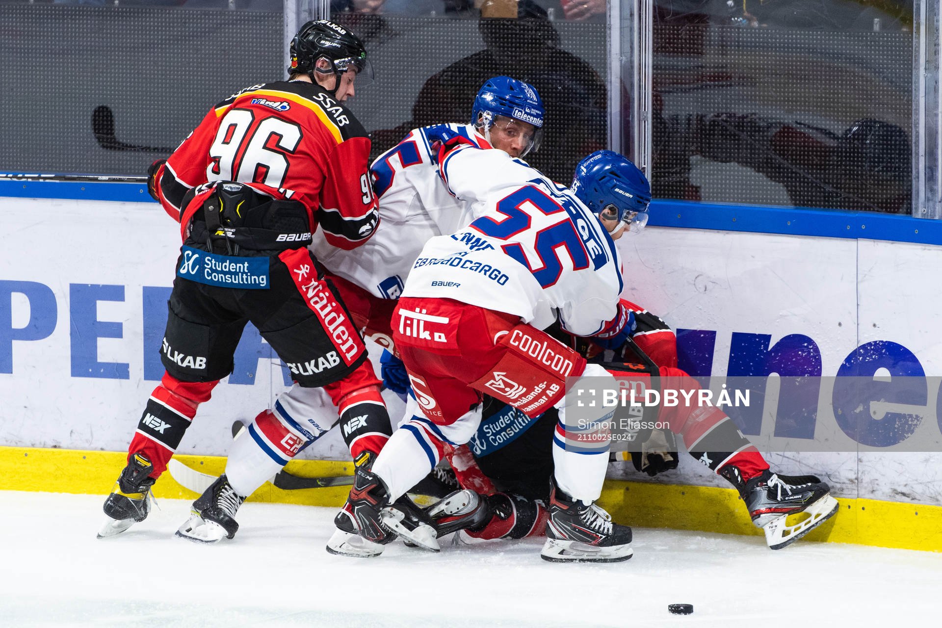 Luleås Pontus Andreasson, Oskarshamns David Quenneville