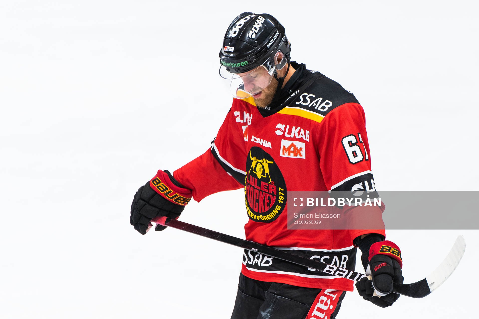Luleås Linus Omark deppar