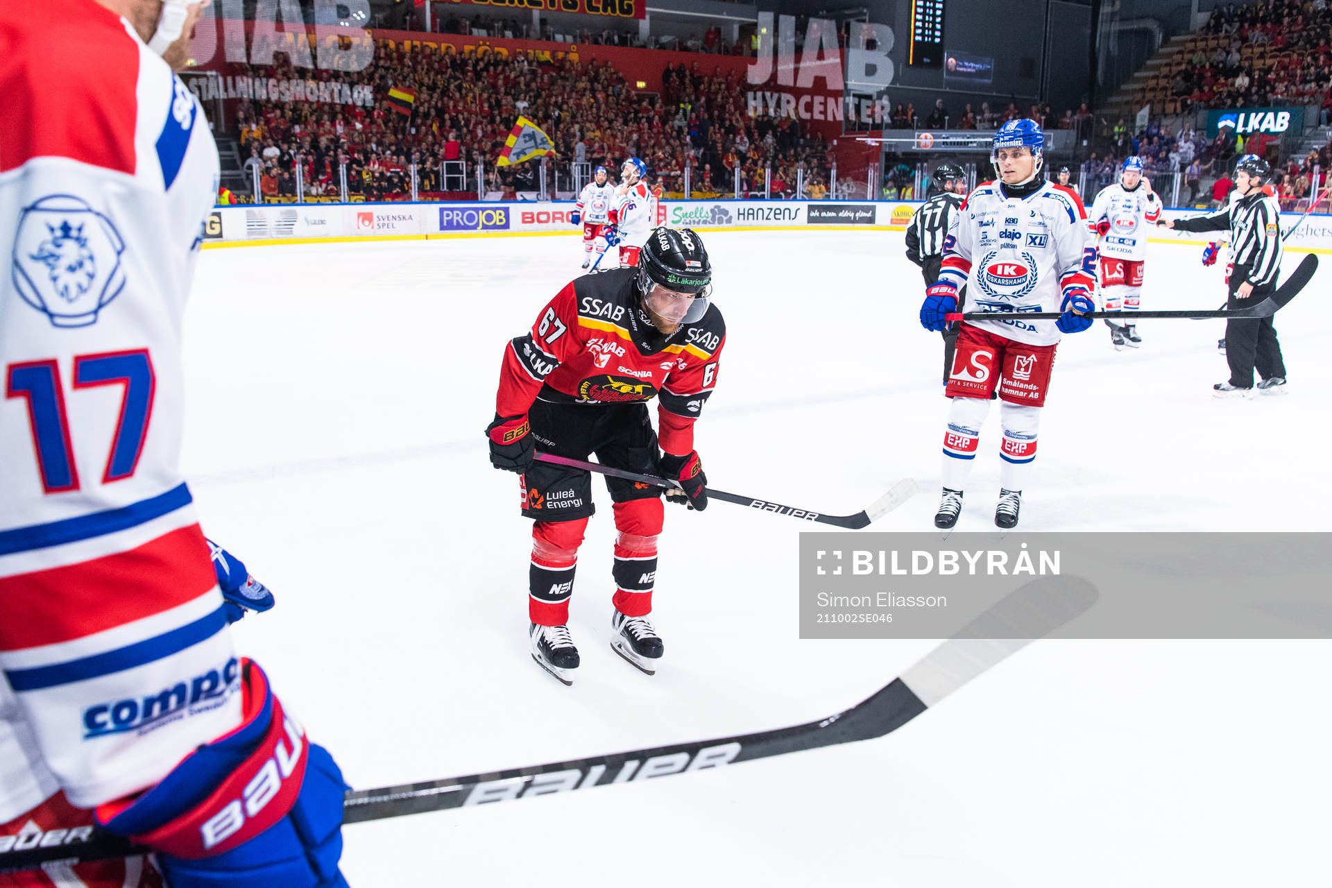 Luleås Linus Omark deppar