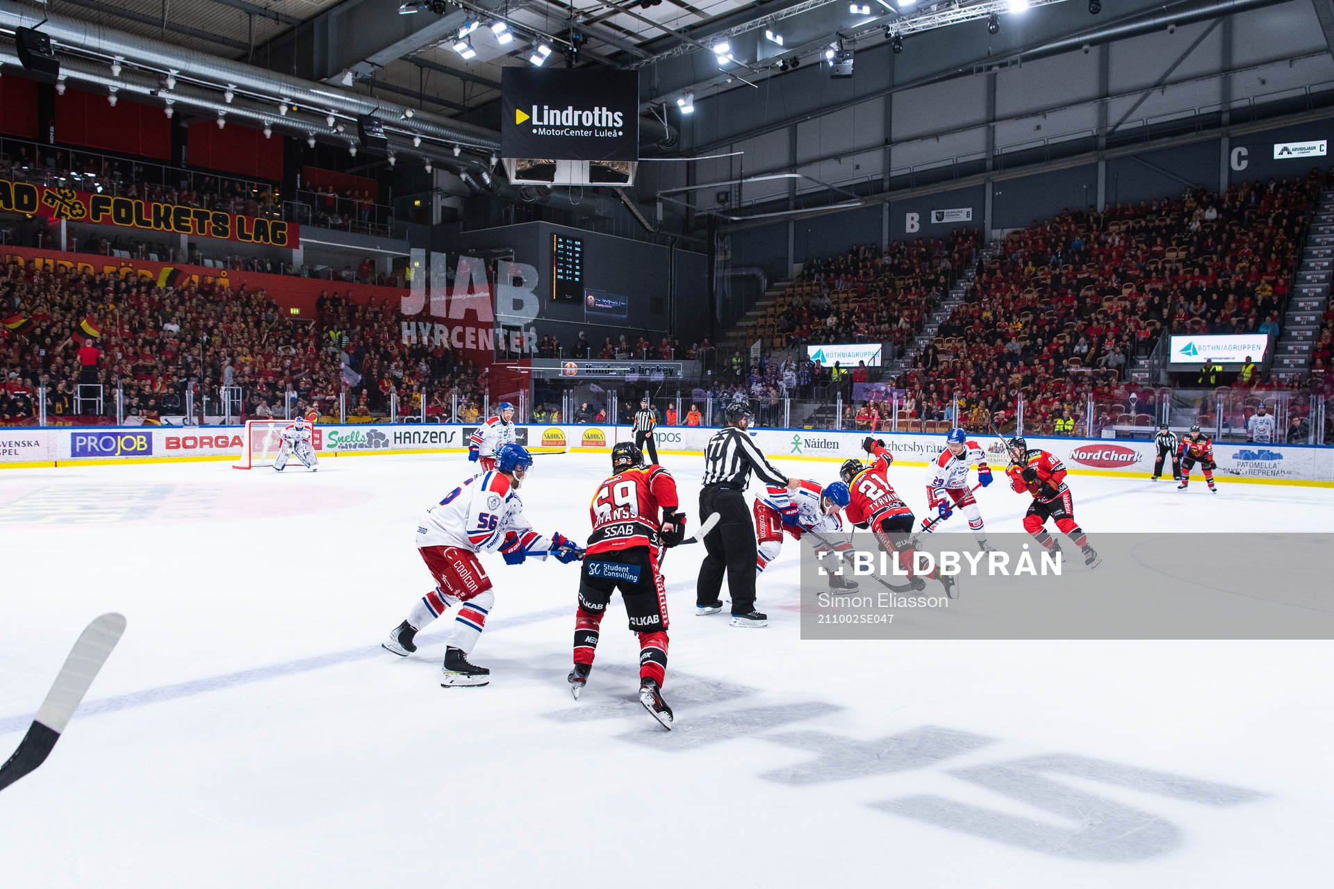 Luleås Juhani Tyrväinen tekar
