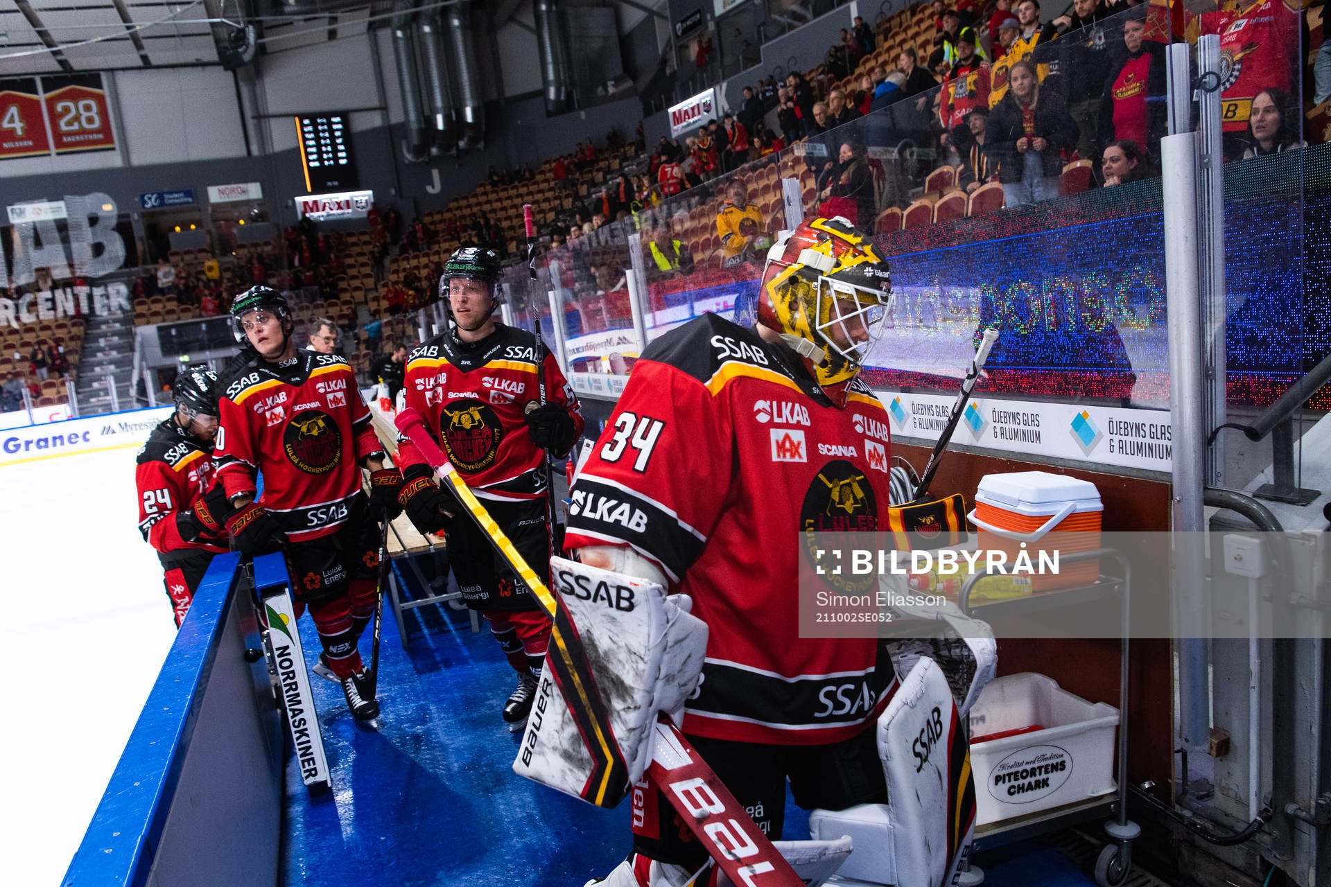 Luleås målvakt Joel Lassinantti