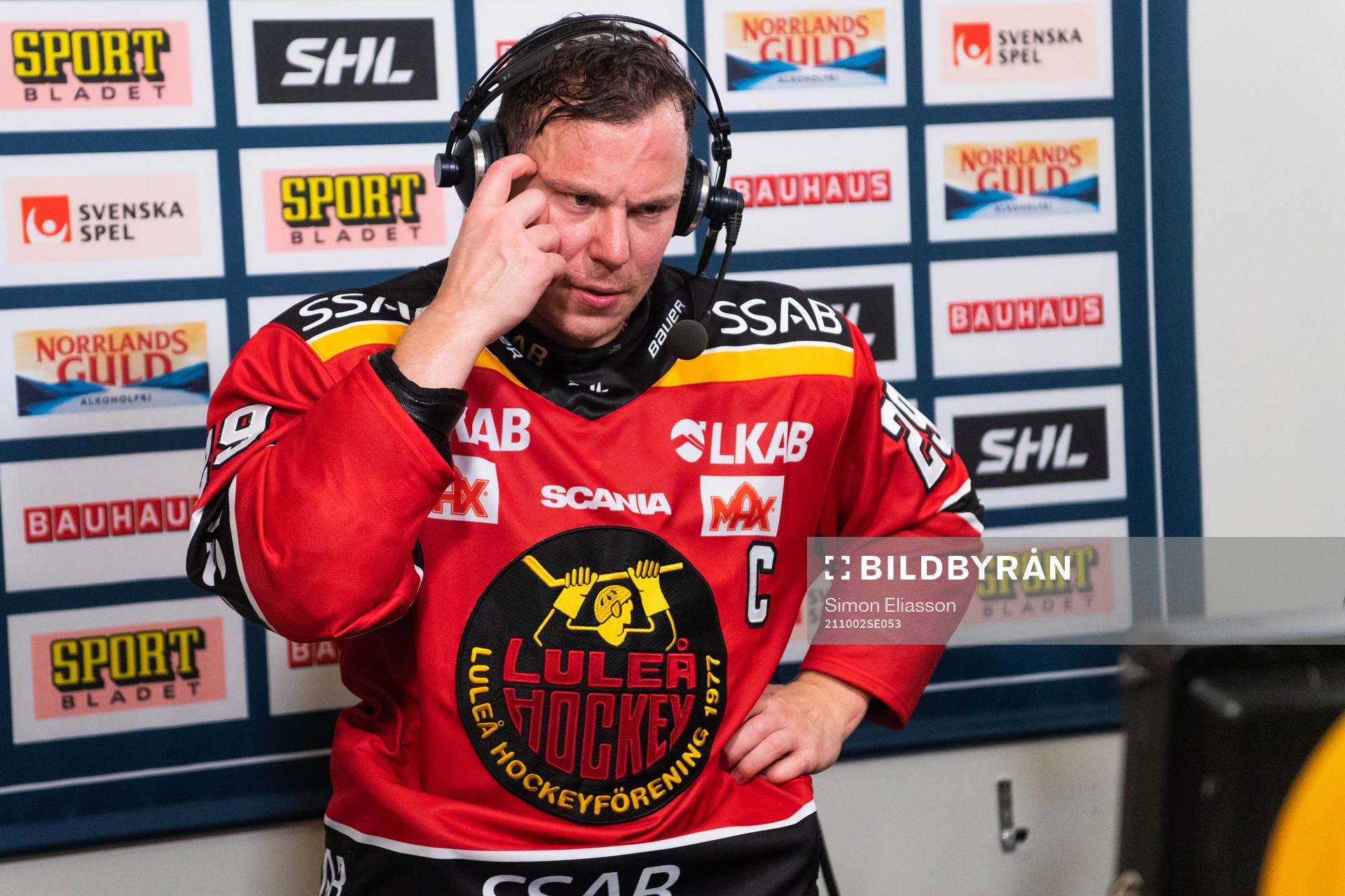 Luleås Erik Gustafsson deppar och
