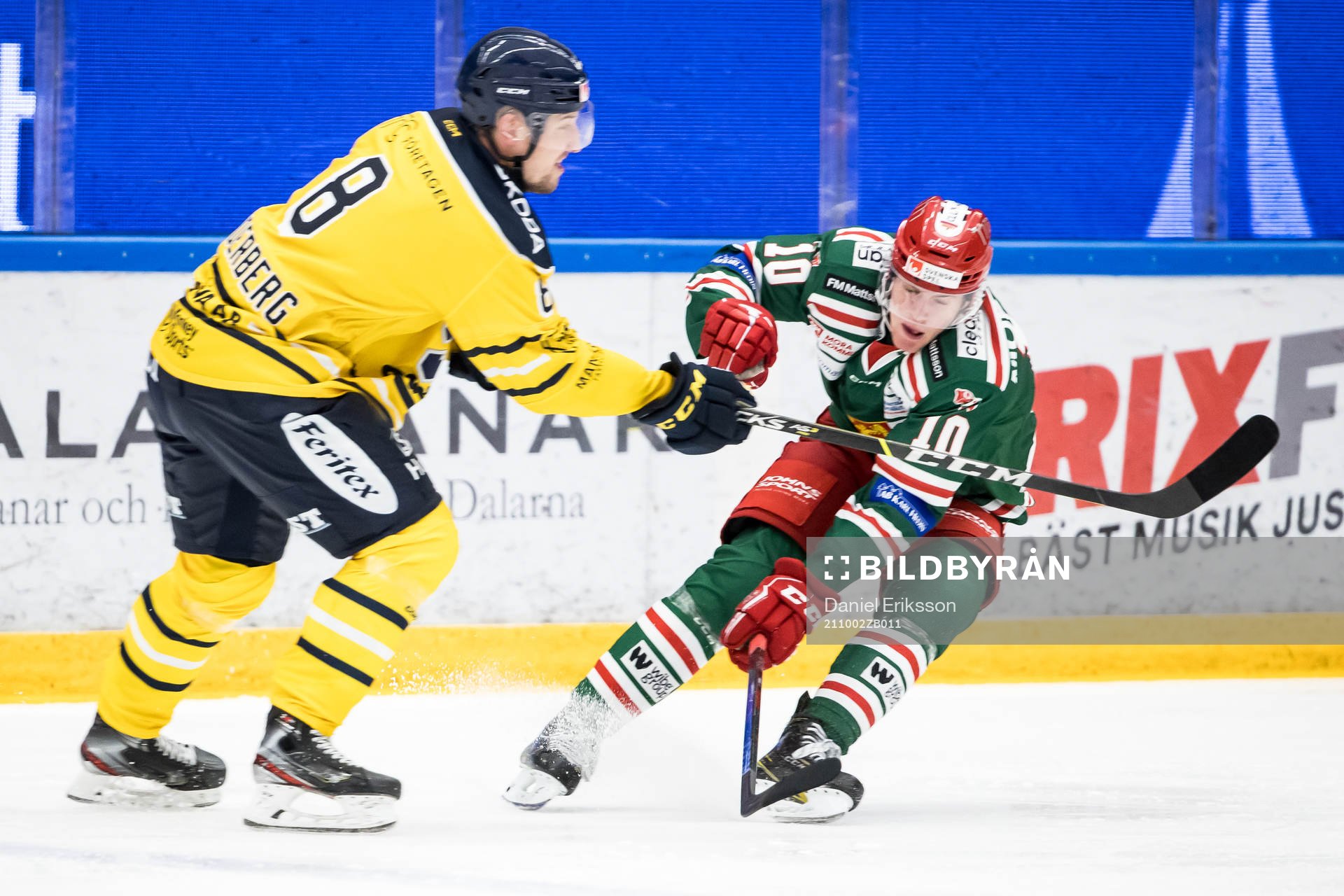 Södertäljes Alexander Anderberg och Moras Isak Grarfve