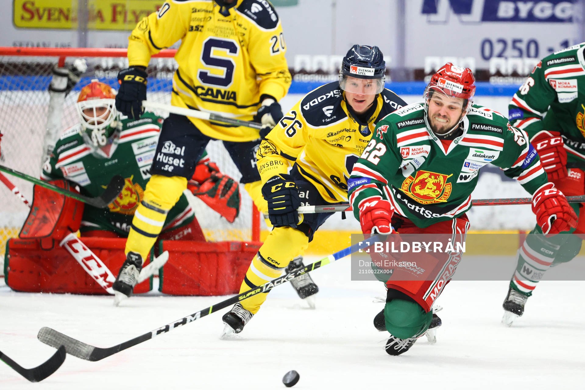 Södertäljes Anton Heikkinen och Moras Måns Carlsson