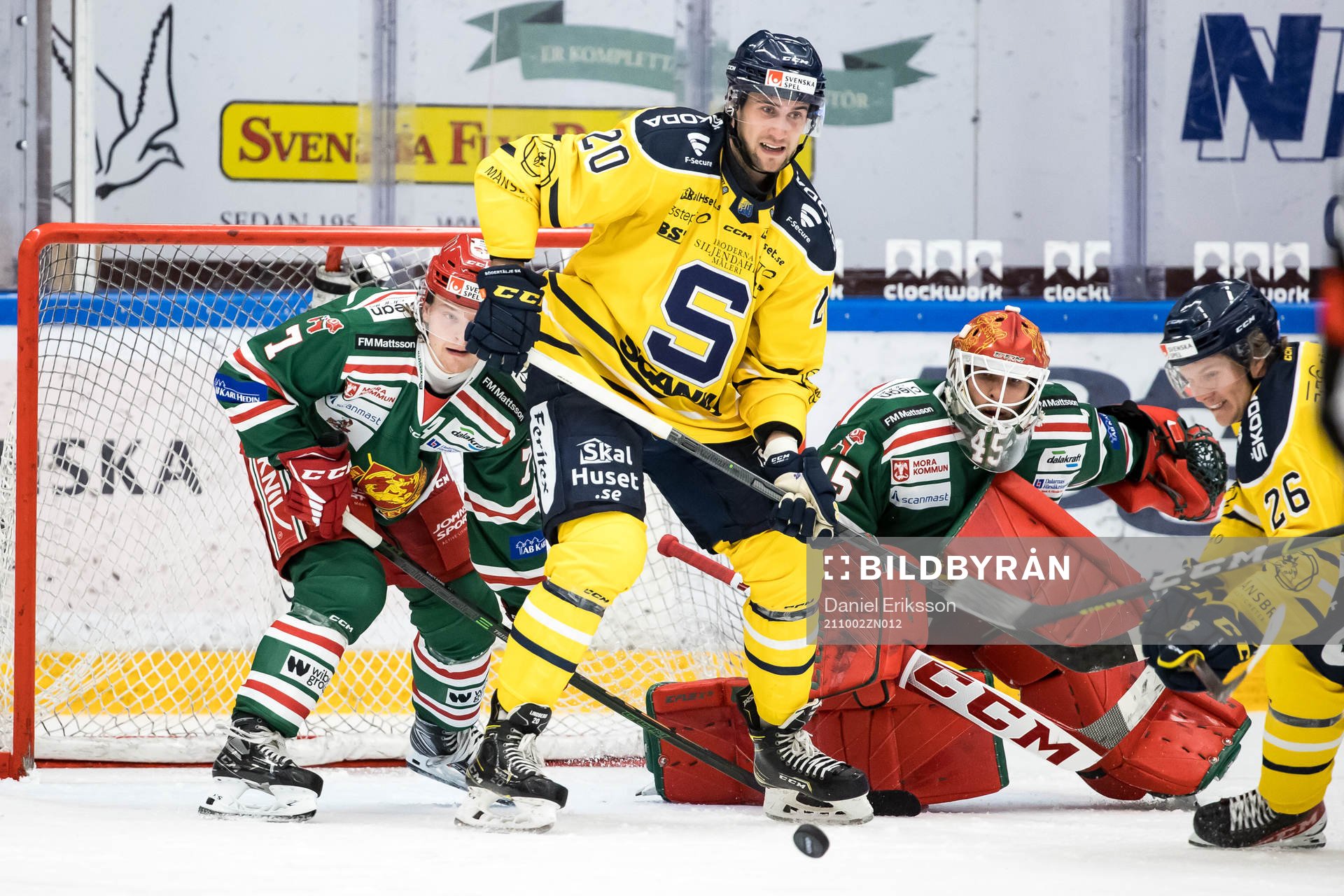 Moras Isak Pantzare och Södertäljes Tobias Lindberg