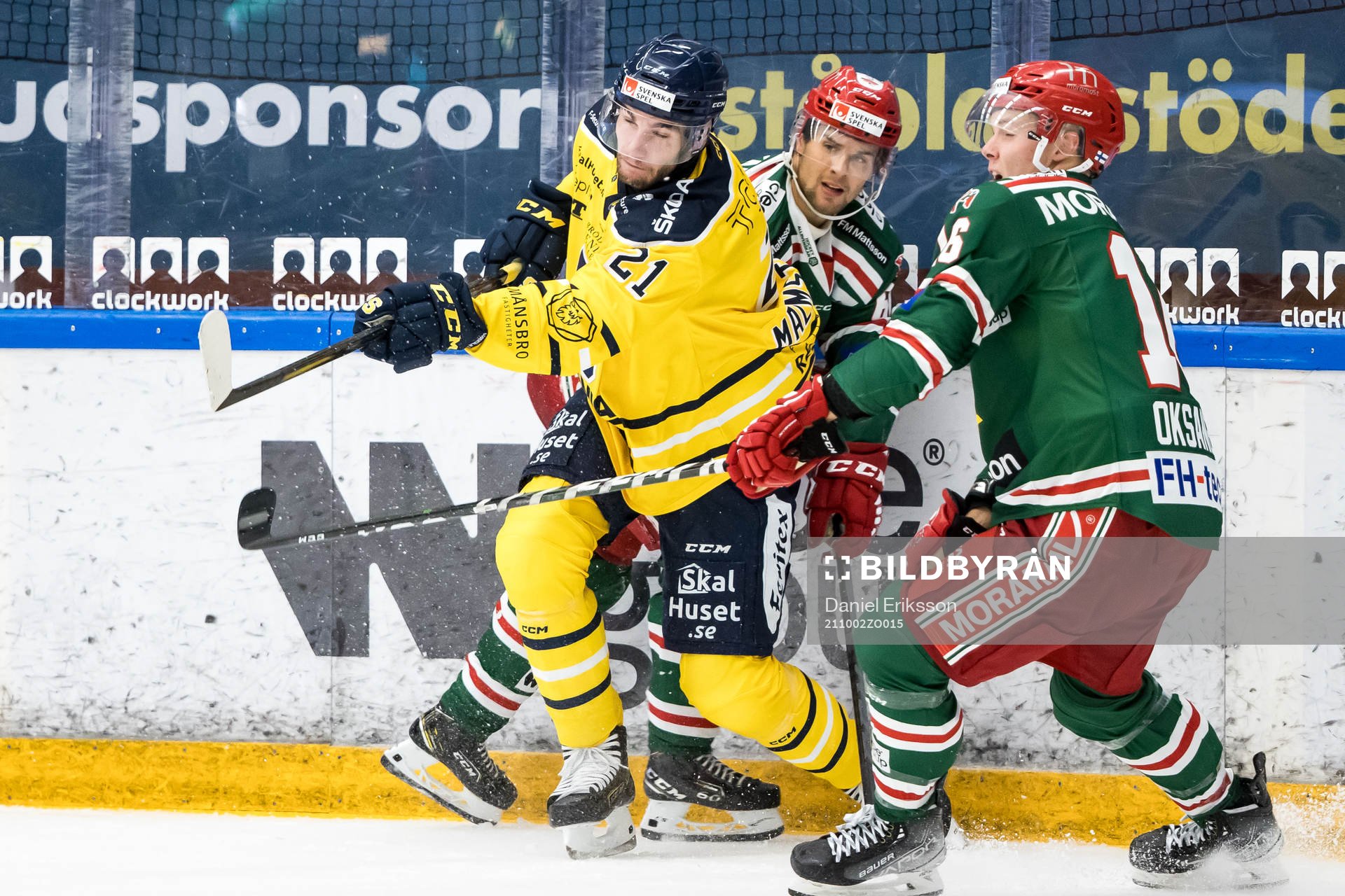 Södertäljes Henrik Malmström och Moras Emil Oksanen