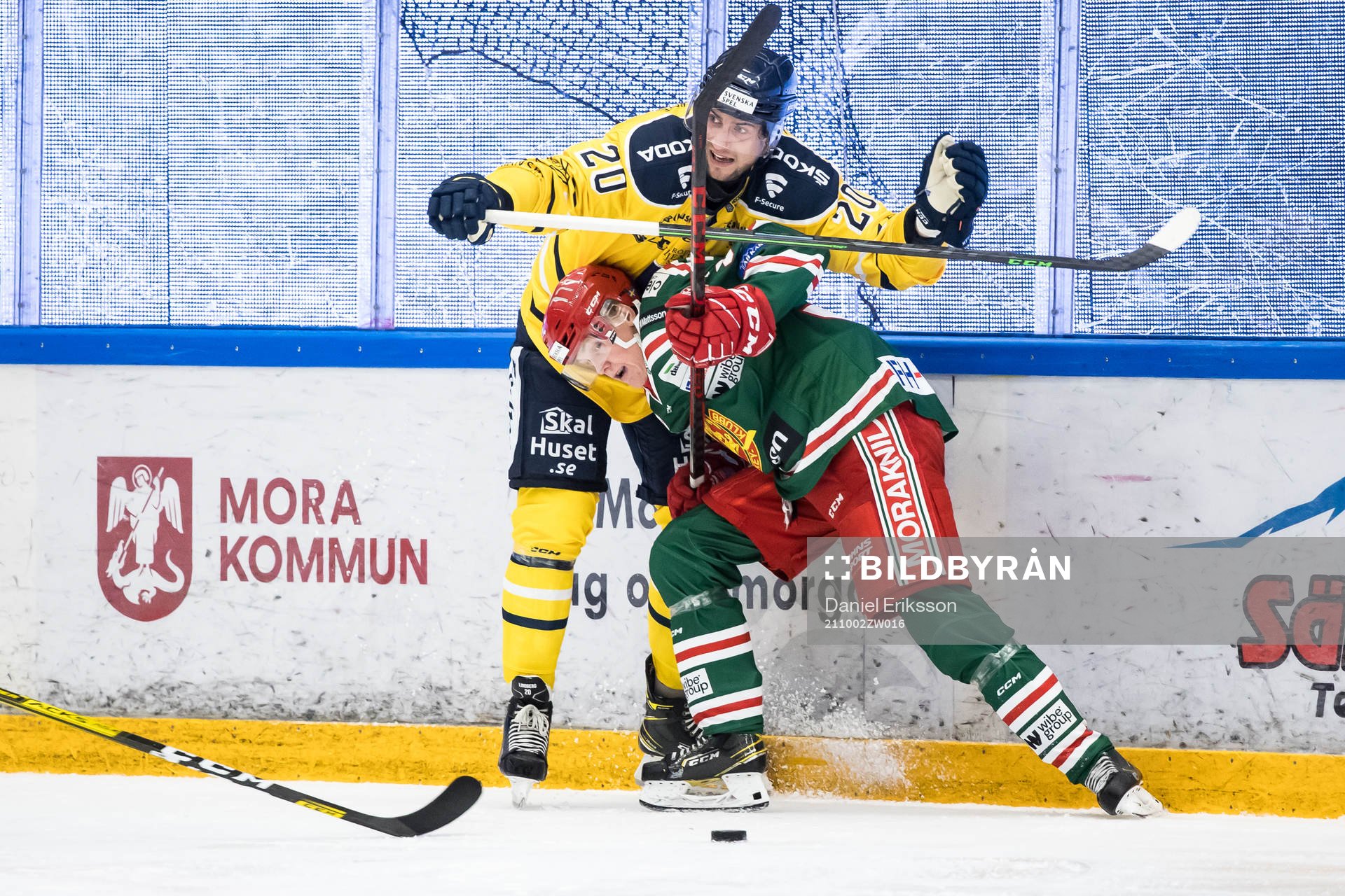 Södertäljes Tobias Lindberg och Moras Isak Grarfve