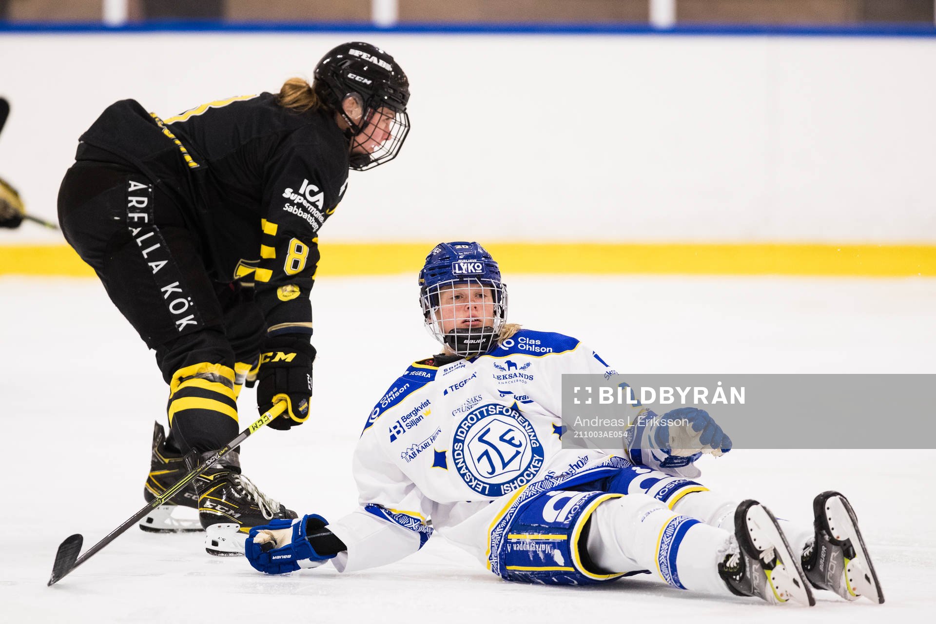 s Erica Uden Johansson och Leksands Karolin Malmquist