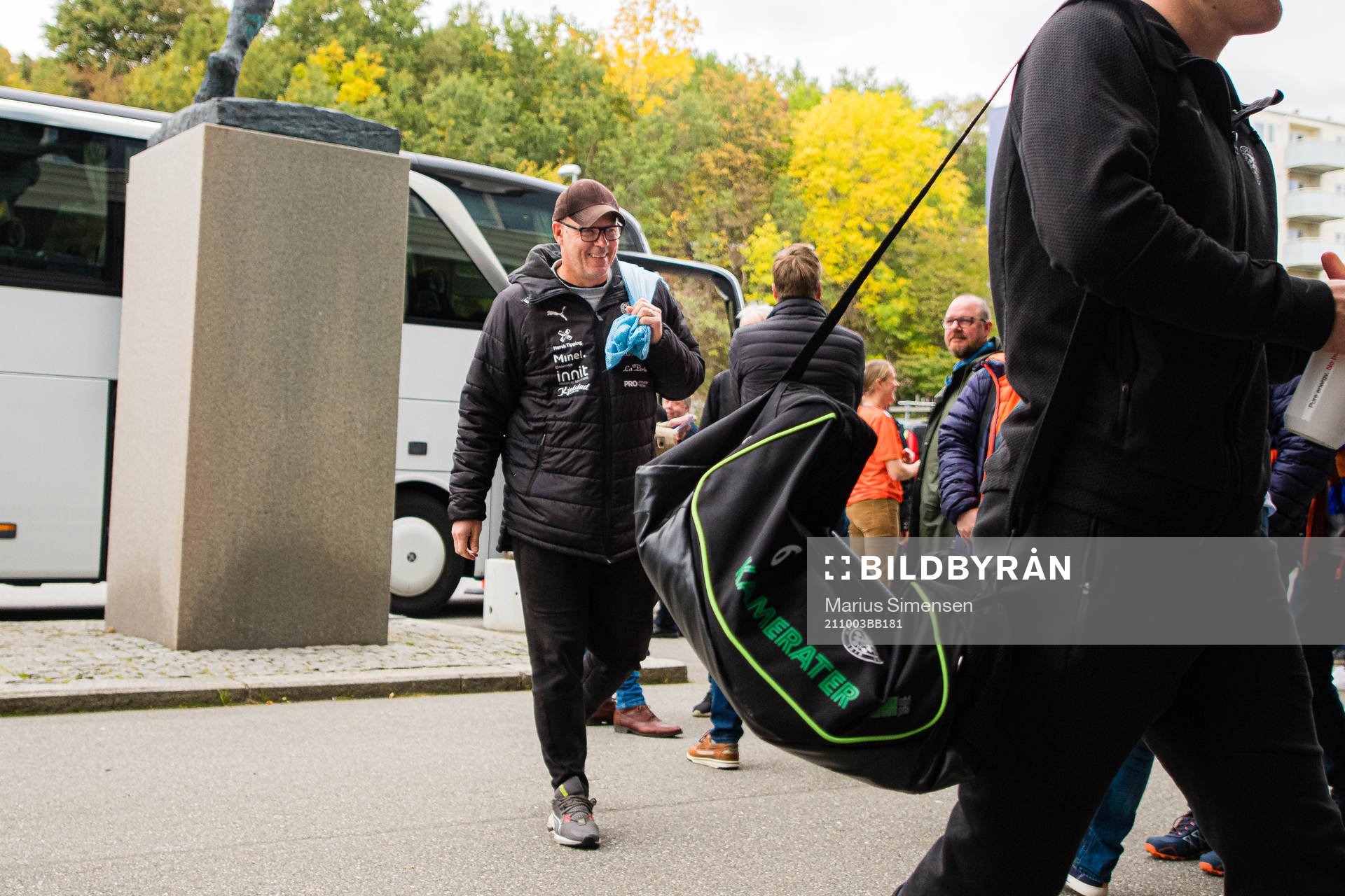 Kjetil Rekdal, head coach of HamKam, arrives