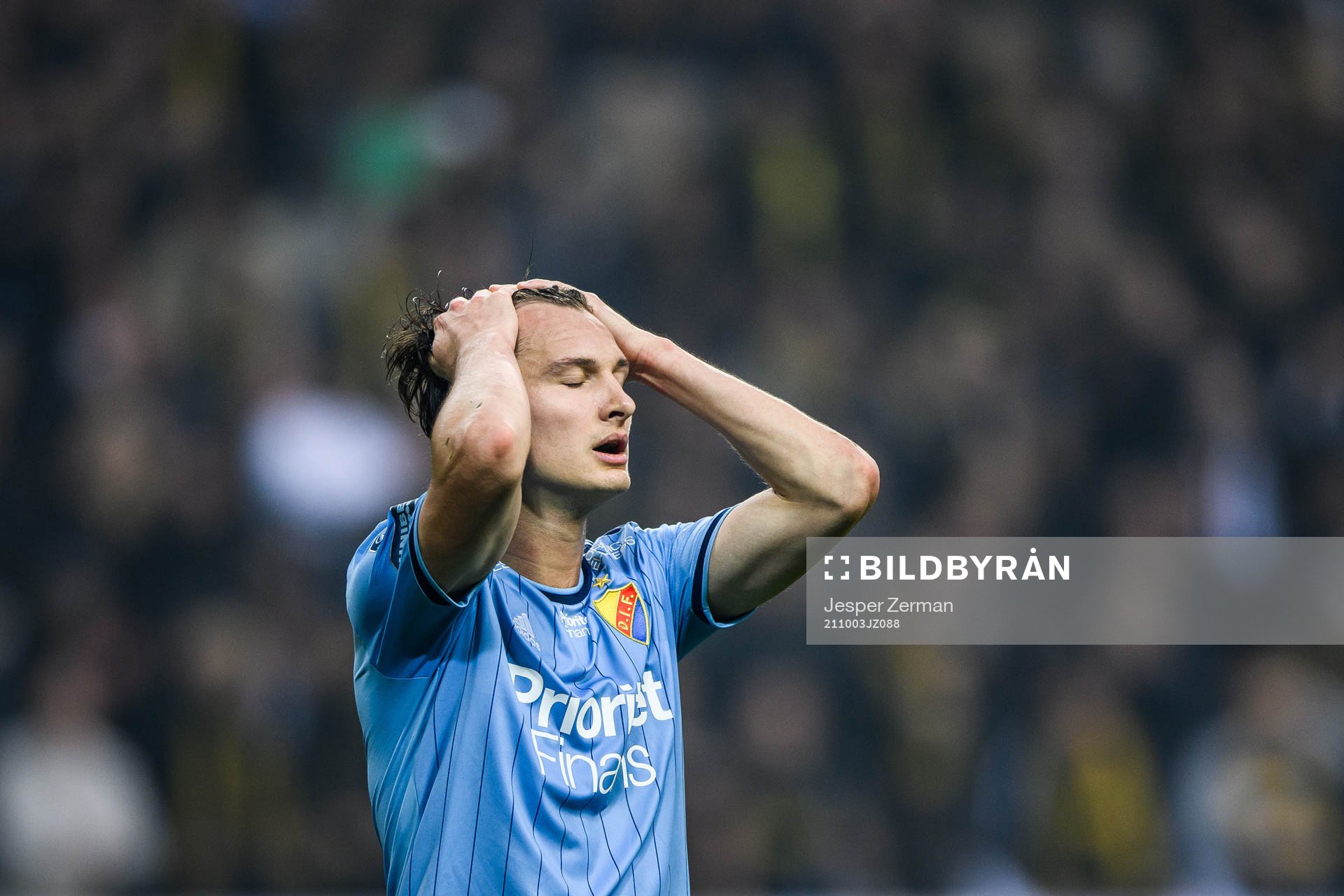 Djurgårdens Hjalmar Ekdal deppar