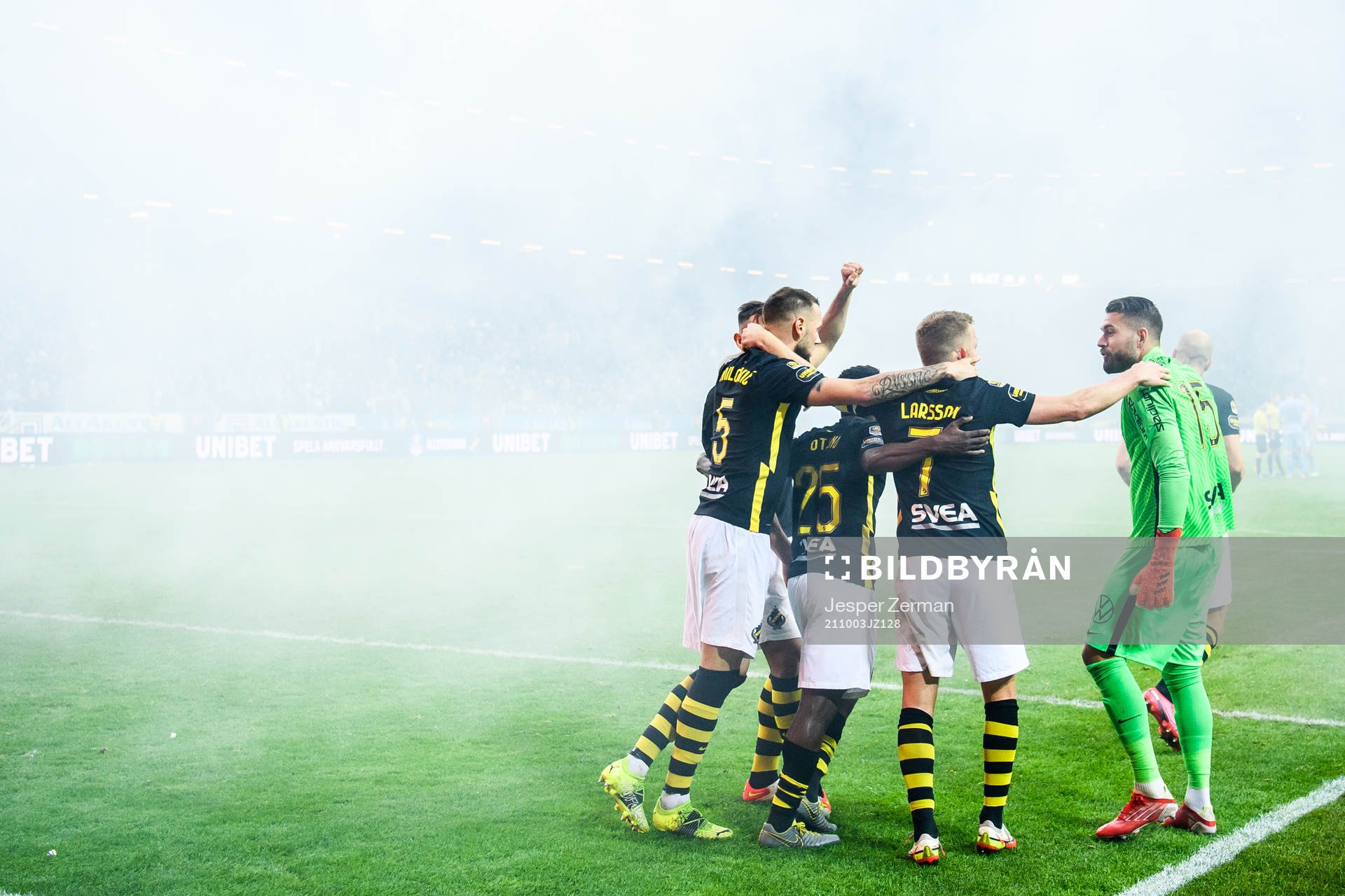 s Alexander Milosevic, Erick Otieno, Sebastian Larsson och