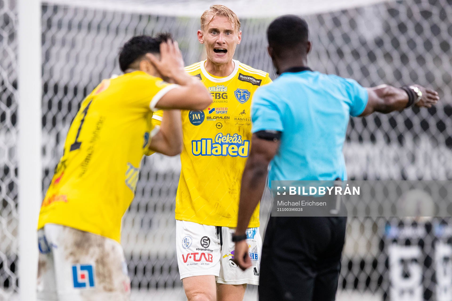 Falkenbergs Ludvig Öhman Silwerfeldt reagerar på