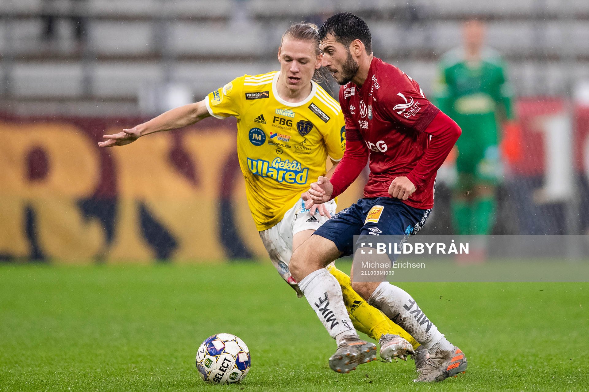 Falkenbergs Linus Borgström och Örgrytes Anel Rashkaj