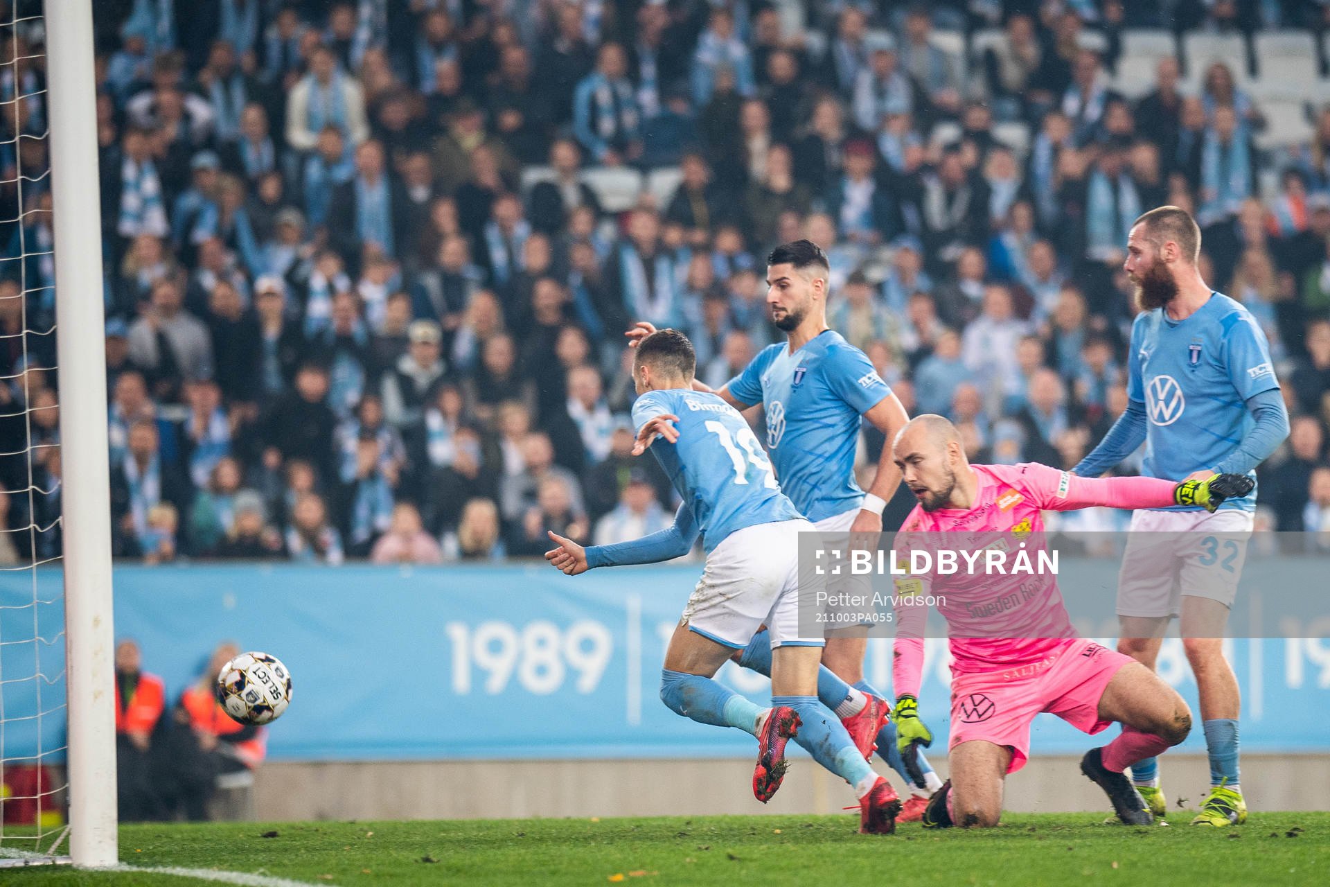 Malmö FFs Veljko Birmancevic, Antonio Colak och Jo Inge