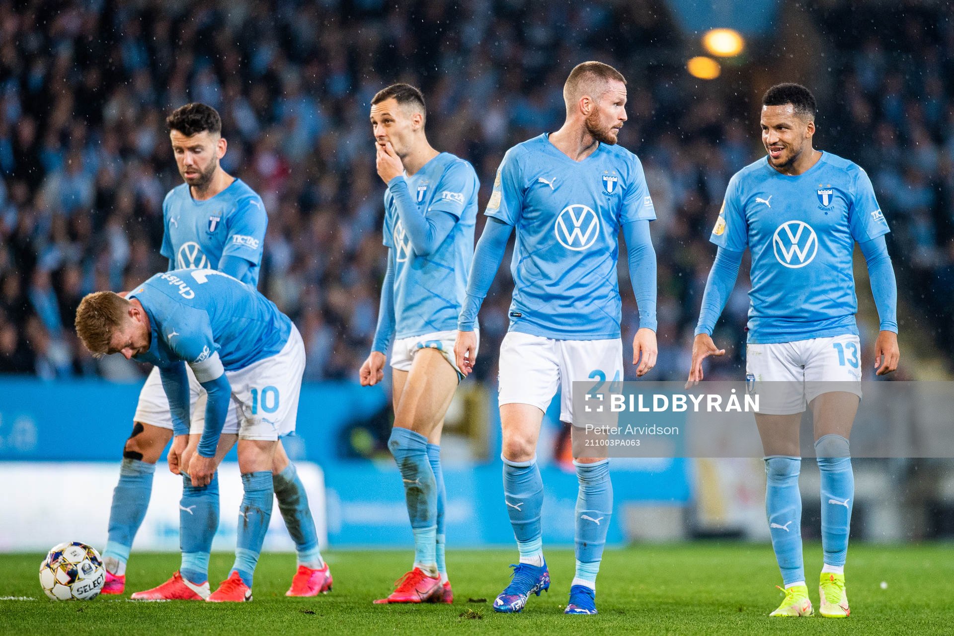 Malmö FFs Erdal Rakip, Anders Christiansen, Veljko