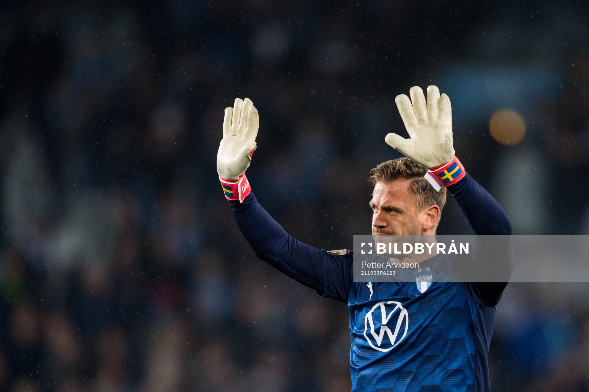 Malmö FFs målvakt Johan Dahlin