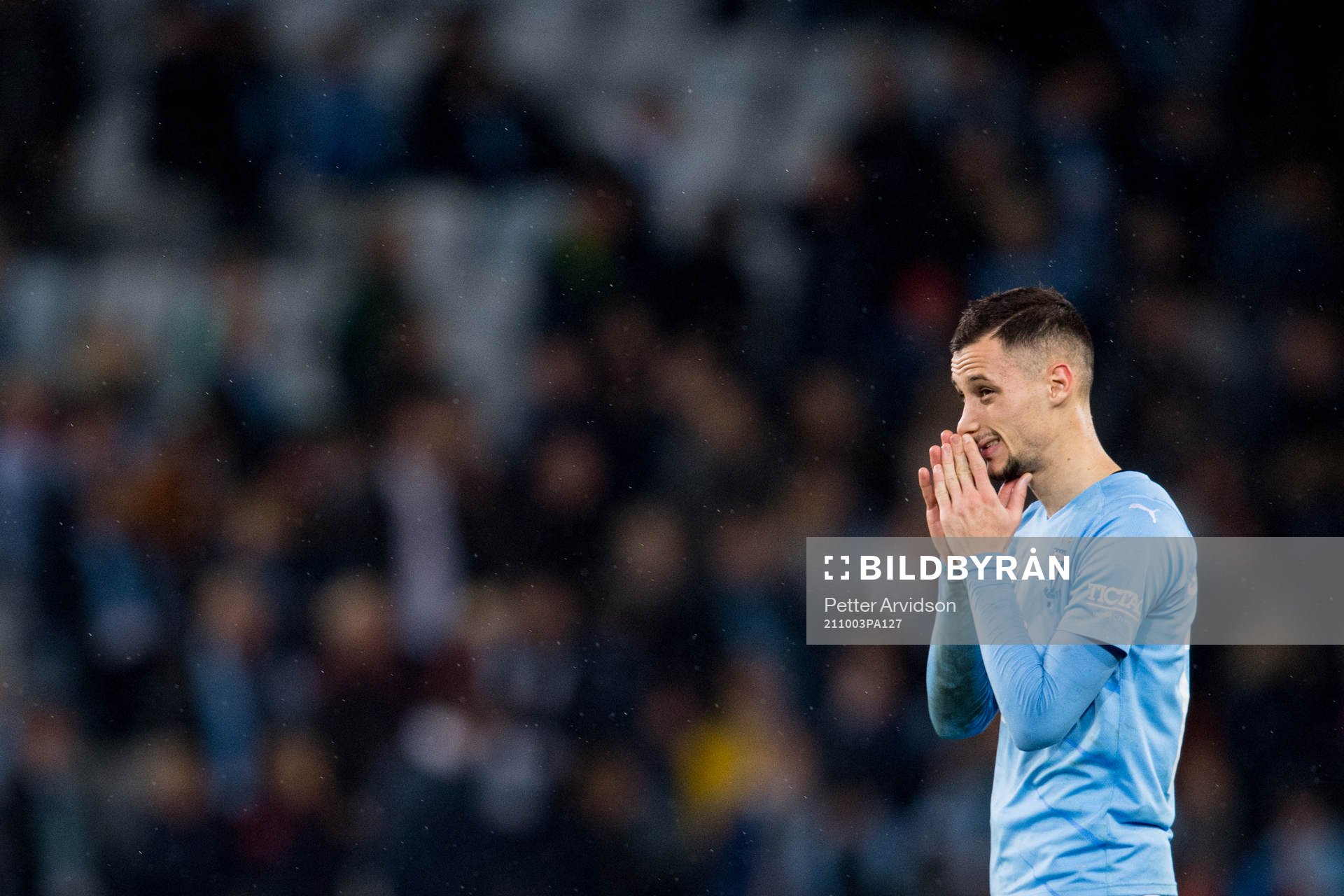 Malmö FFs Veljko Birmancevic deppar
