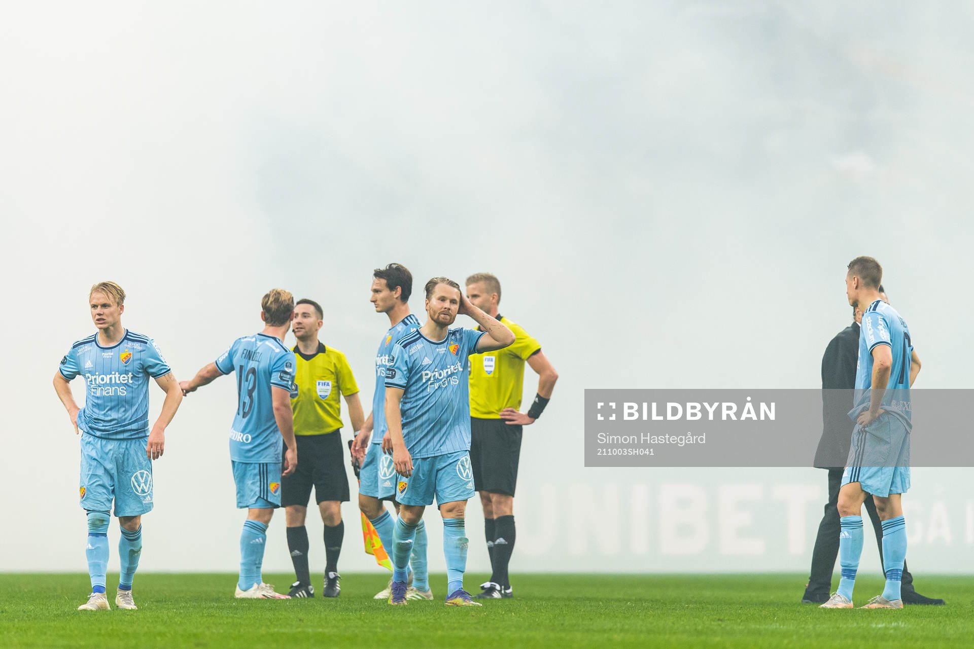 Djurgårdens spelare deppar