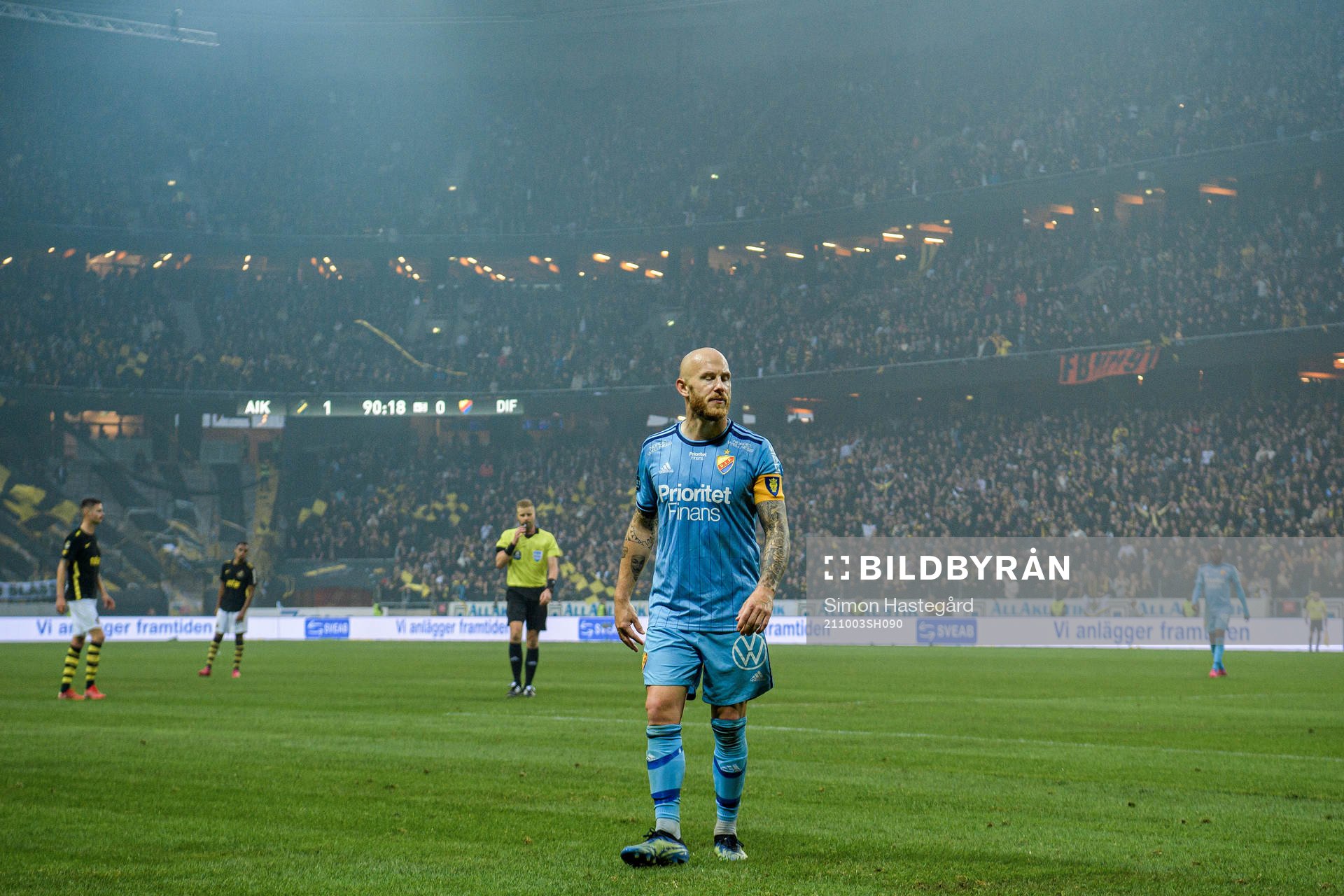 Djurgårdens Magnus Eriksson deppar