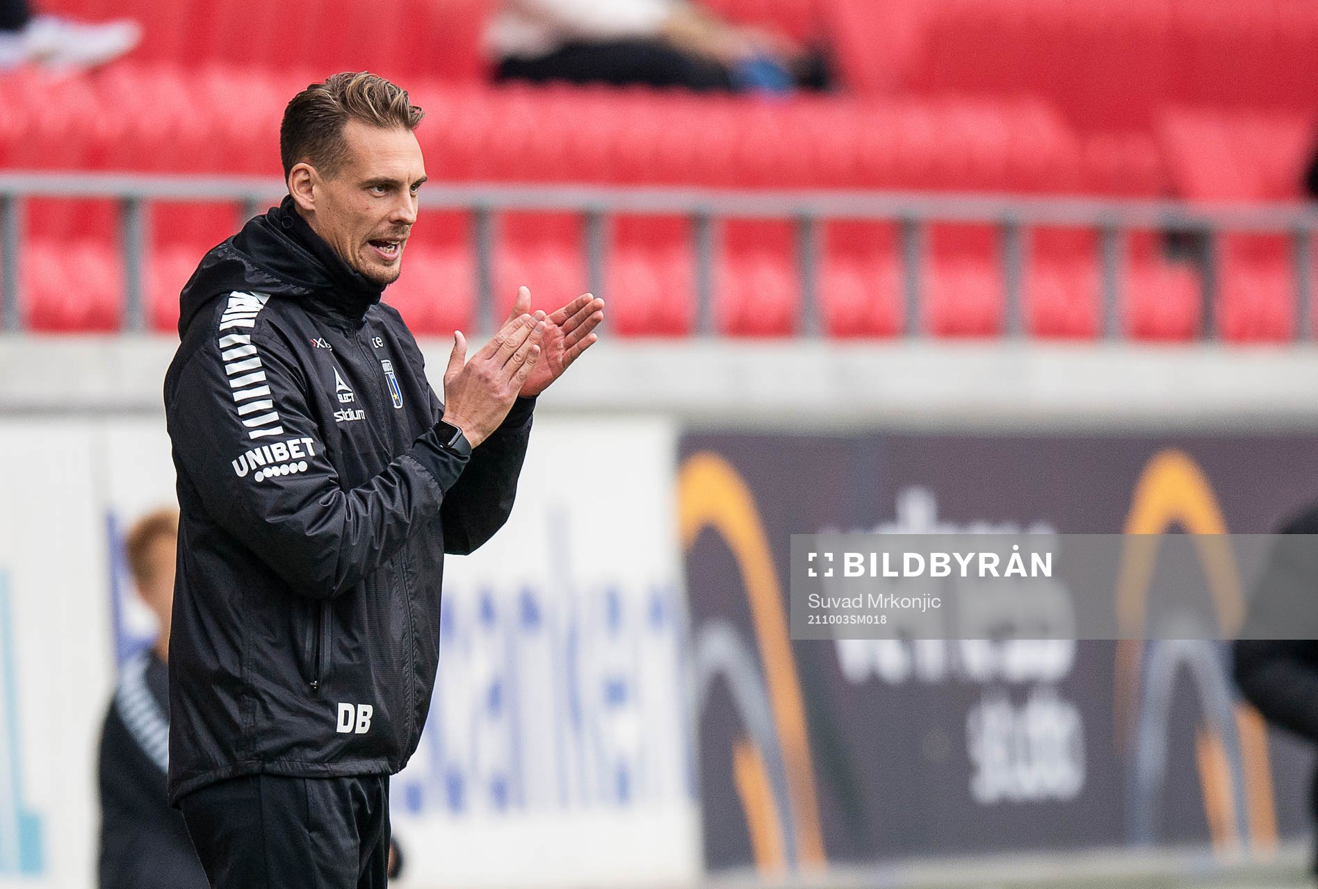 Sirius tränare Daniel Bäckström