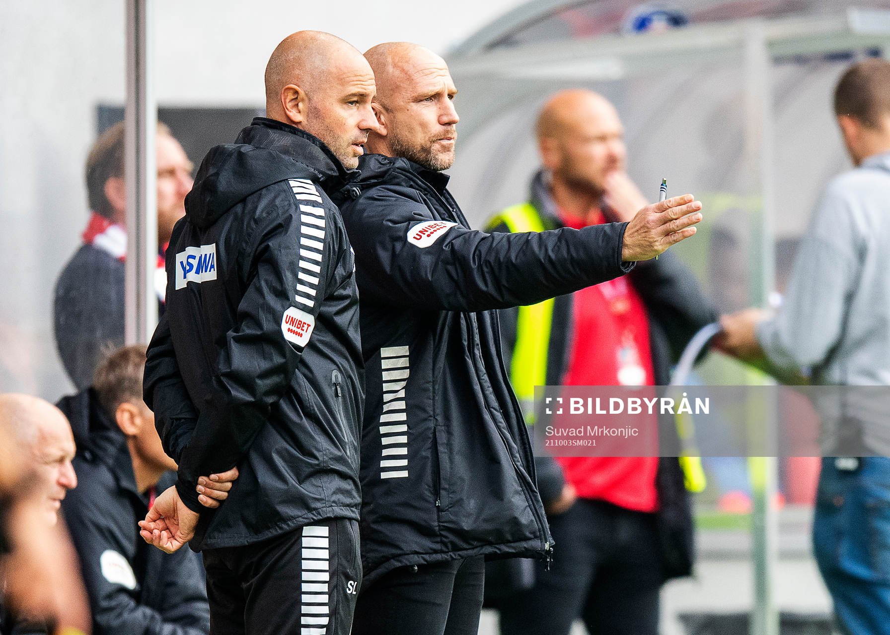Kalmars assisterande tränare Stefan Larsson och tränare