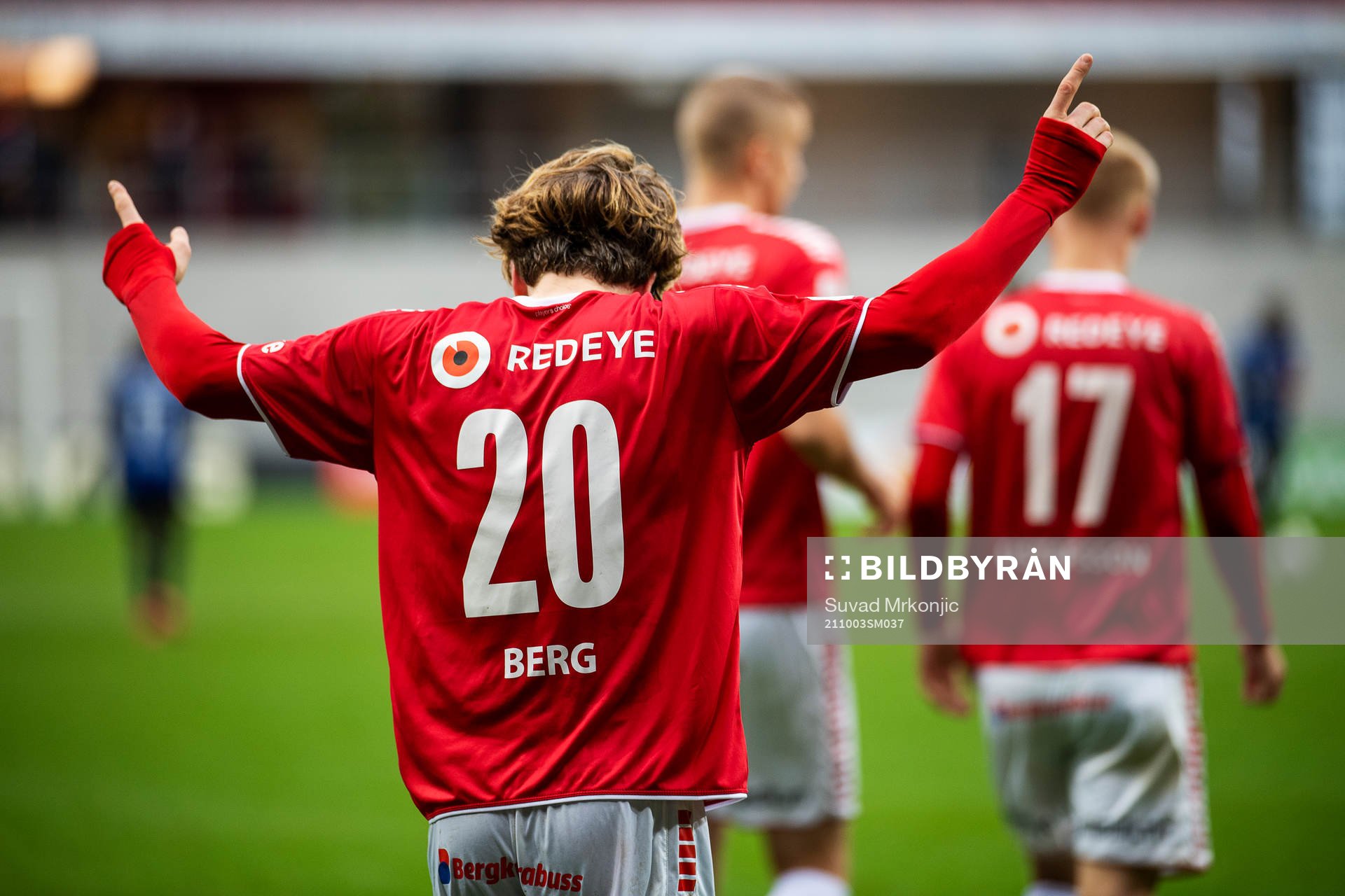Kalmars Oliver Berg jublar