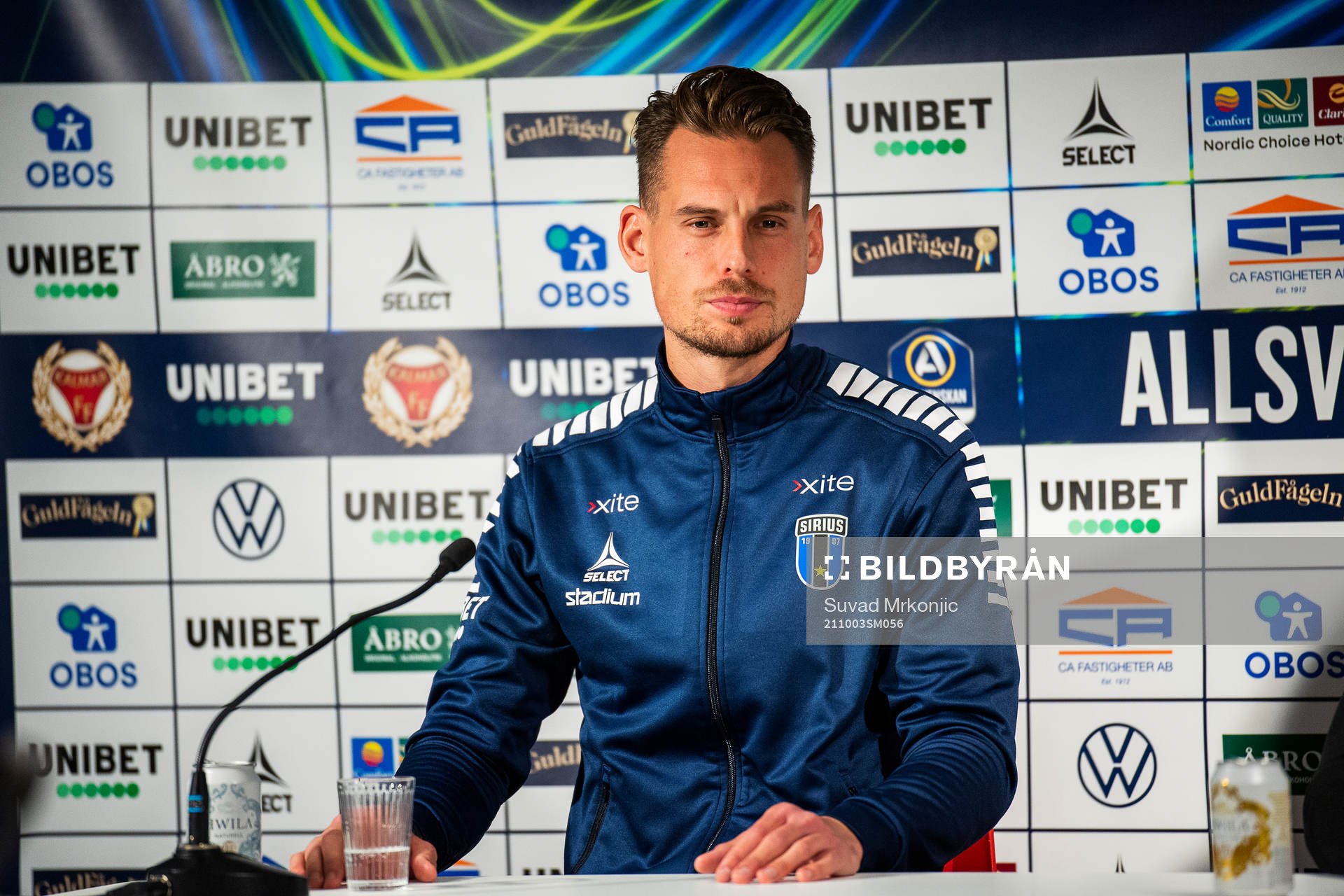 Sirius tränare Daniel Bäckström