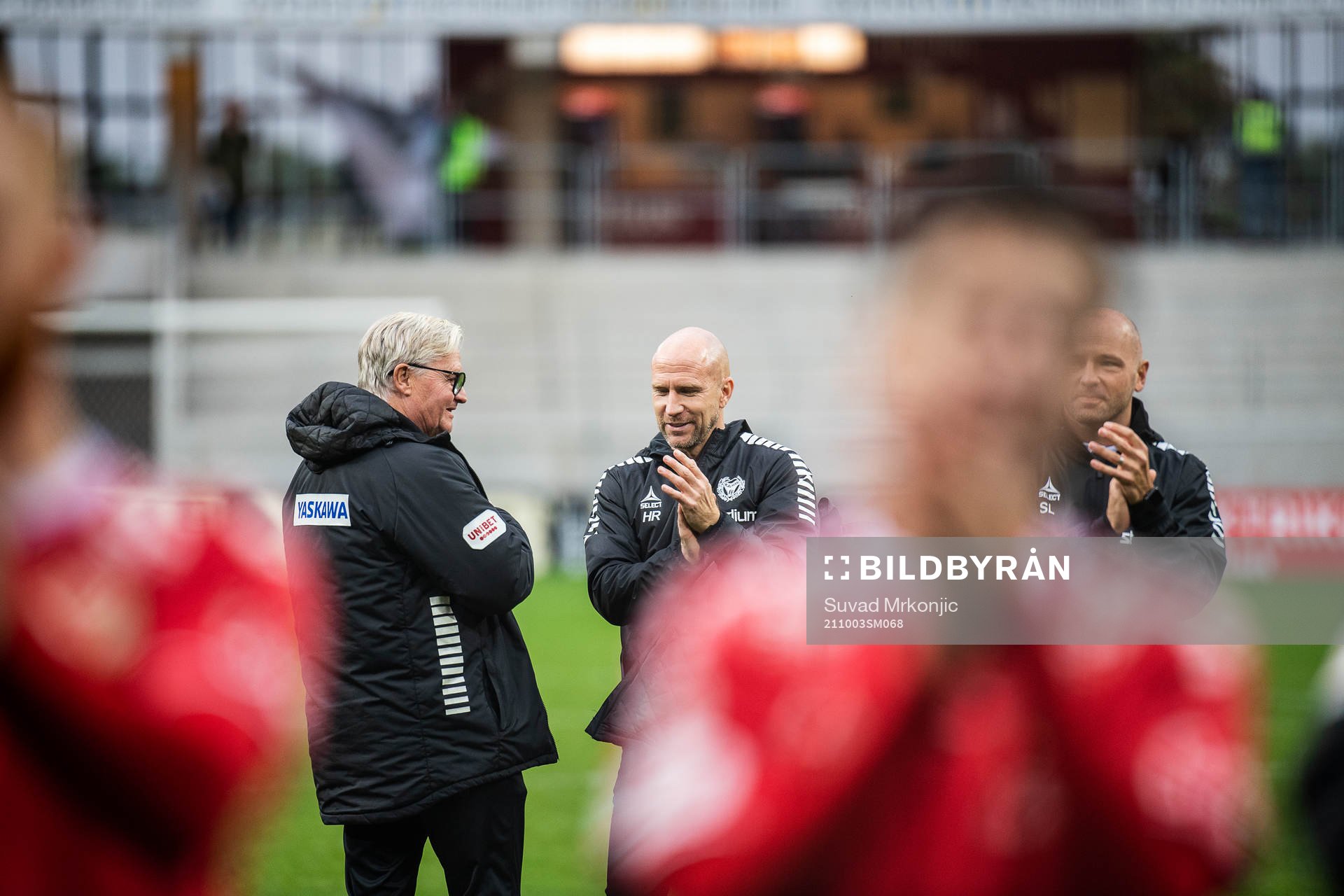 Kalmars tränare Henrik Rydström och assisterande tränare